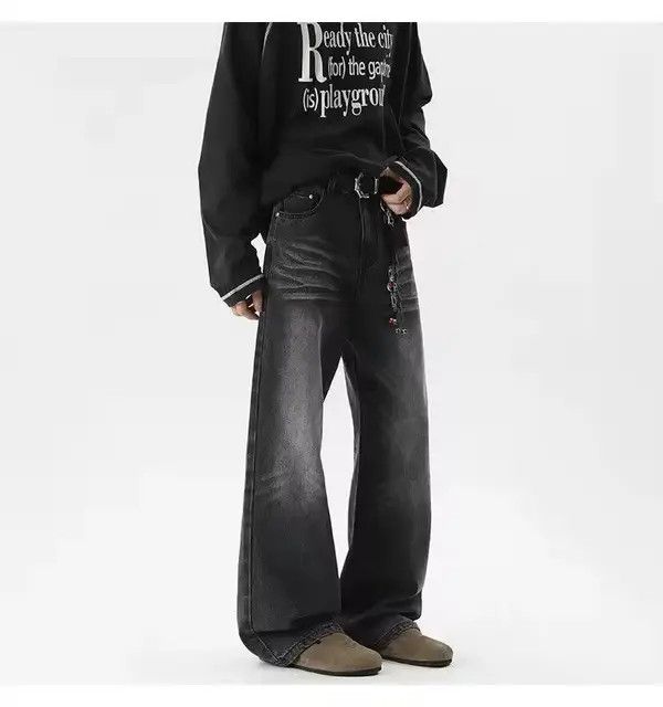 Japanese Brand Asabuki x Hatsu Washed Style Denim Pant Size US 29 - 6 Thumbnail
