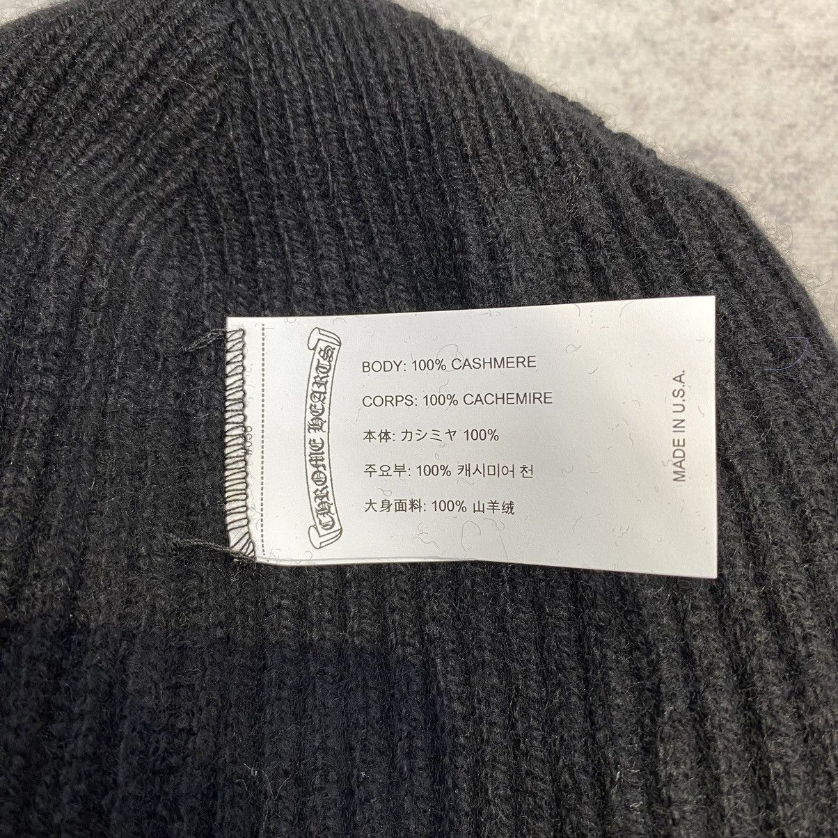 Chrome Hearts Chrome Hearts BIG DADDY cashmere beanie black Size ONE SIZE - 5 Thumbnail