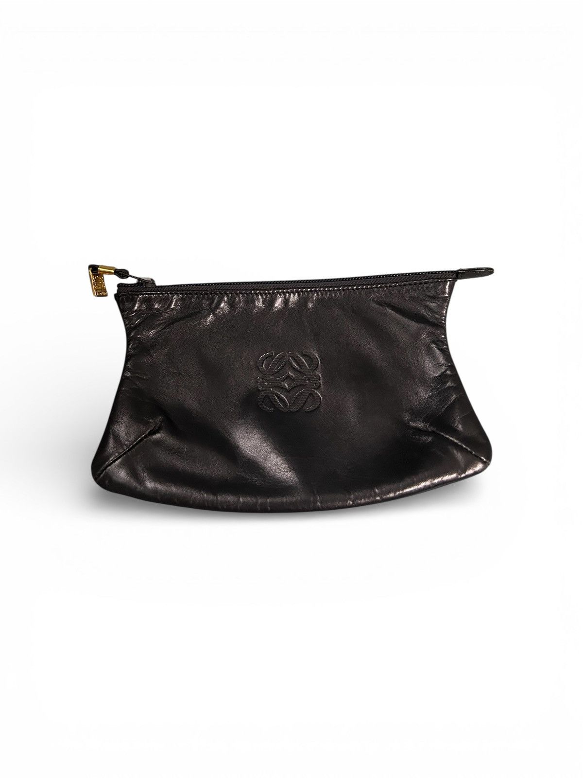 Loewe 90s Heritage Black Nappa Anagram Leather Pouch/Clutch Size ONE SIZE - 1 Thumbnail