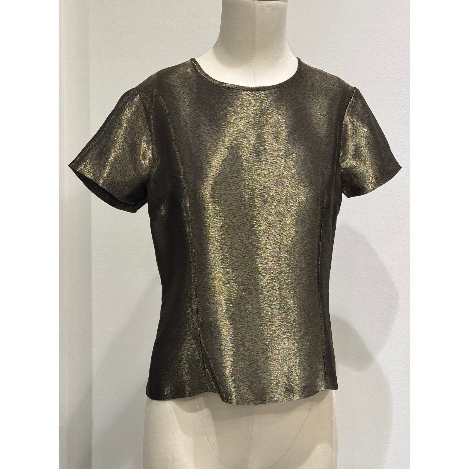 Versace 1990s Gianni Versace iridiscent top Size S / US 4 / IT 40 - 1 Thumbnail