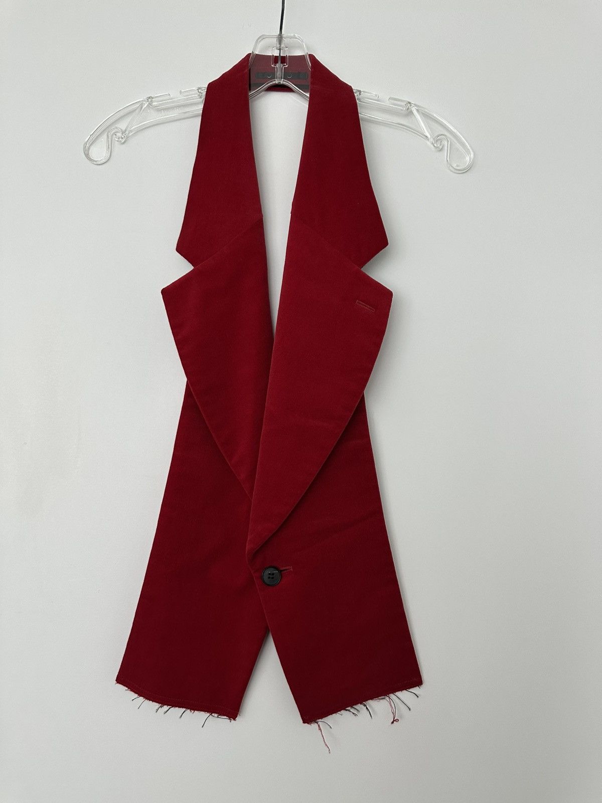 Comme des Garcons Homme Plus Vest scarf. Raw edge hem. Comme des Garcons Size US M / EU 48-50 / 2 - 1 Thumbnail