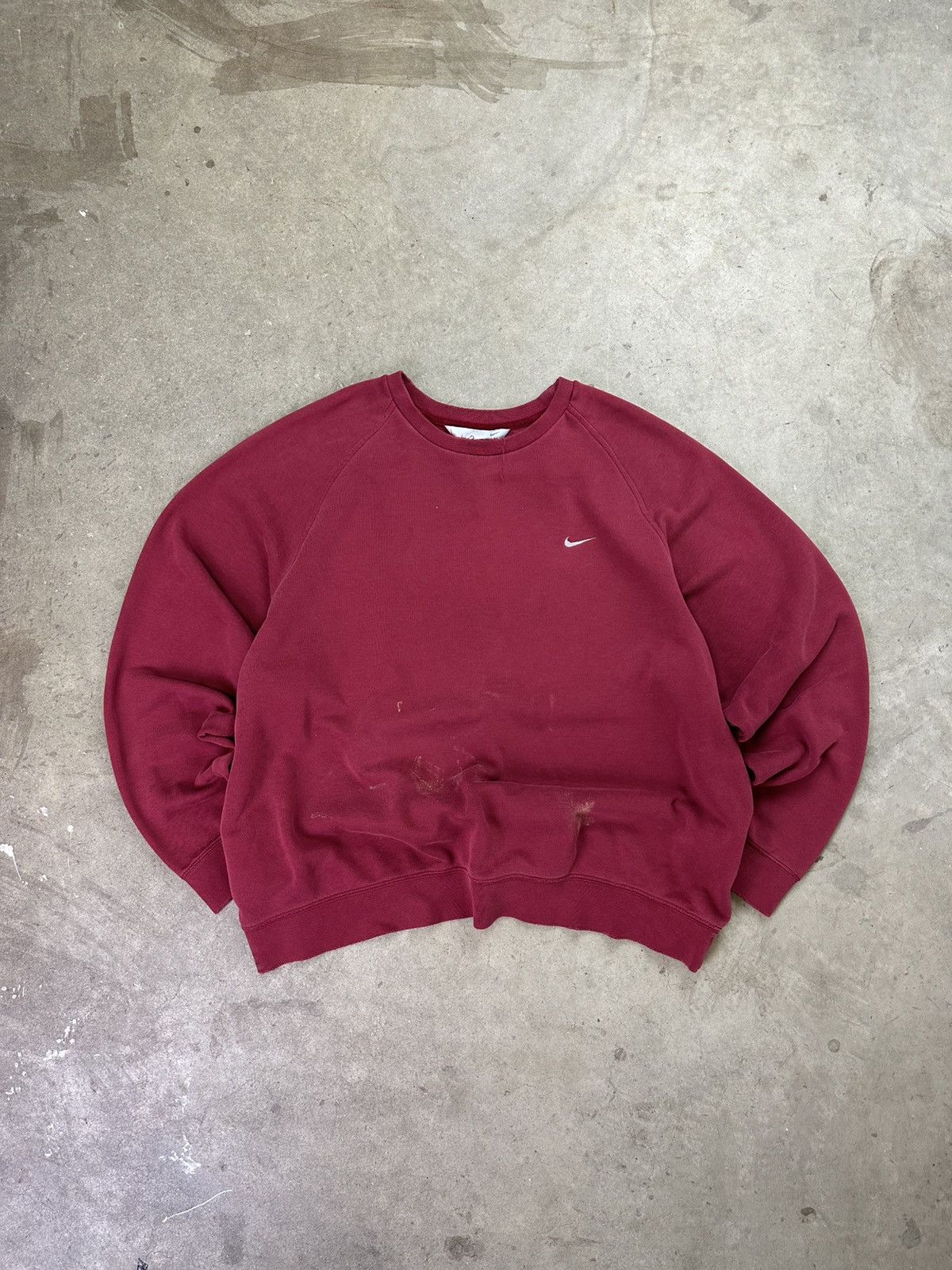 Vintage vintage nike swoosh paint splatter crewneck xl Size US XL / EU 56 / 4 - 1 Thumbnail