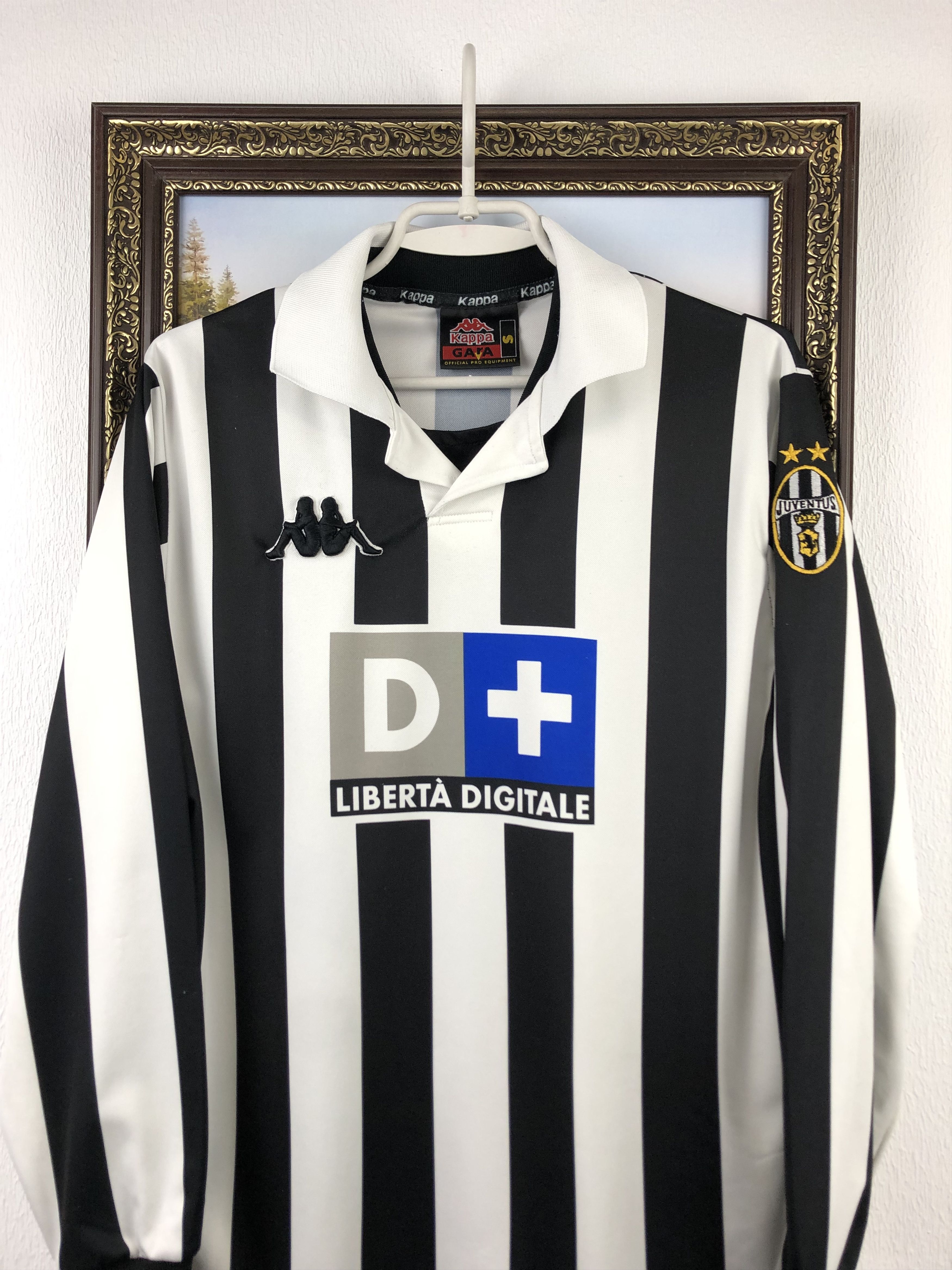 Kappa Juventus football shirt 1998 Soccer Maglia Kappa Long Sleeve Size US S / EU 44-46 / 1 - 2 Thumbnail