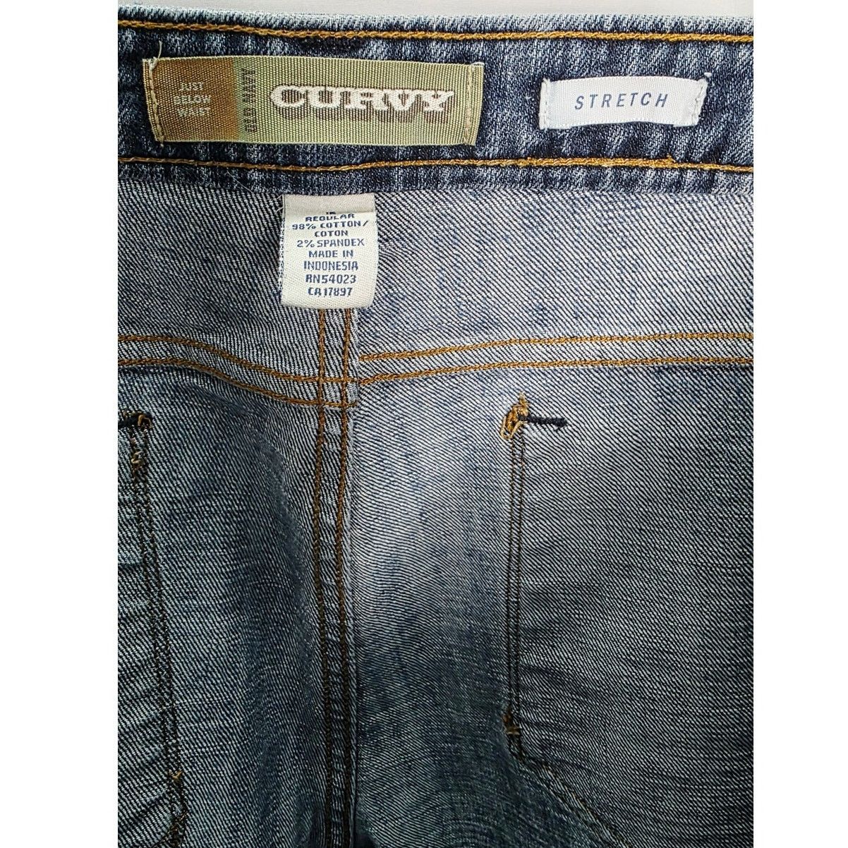 Old Navy Vintage Y2K Old Navy Curvy Stretch Jeans Boot Cut Size 38" / US 16 / IT 52 - 5 Thumbnail