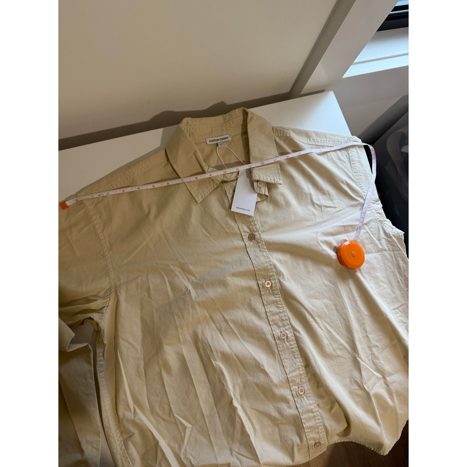 COTTONCITIZEN $225 New Cotton Citizen Tan Button down Shirt - Small Size S / US 4 / IT 40 - 11 Thumbnail