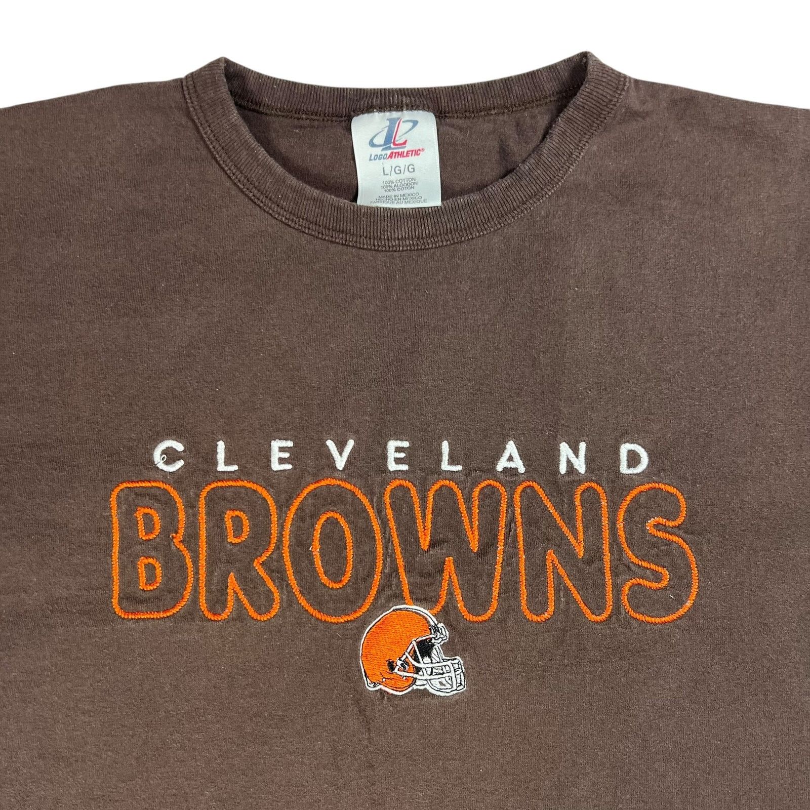 Logo Athletic × NFL × Vintage Vintage 90s Logo Athletic Cleveland Browns tee (L) Size US L / EU 52-54 / 3 - 2 Thumbnail