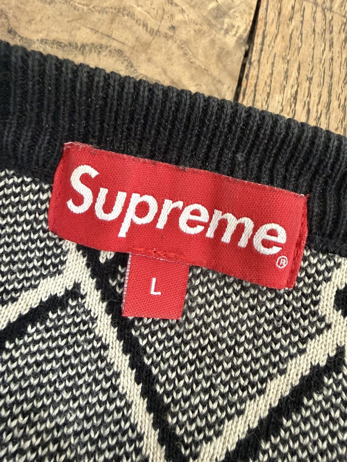 Supreme Supreme Chain Link Sweater FW14 Size US L / EU 52-54 / 3 - 3 Thumbnail