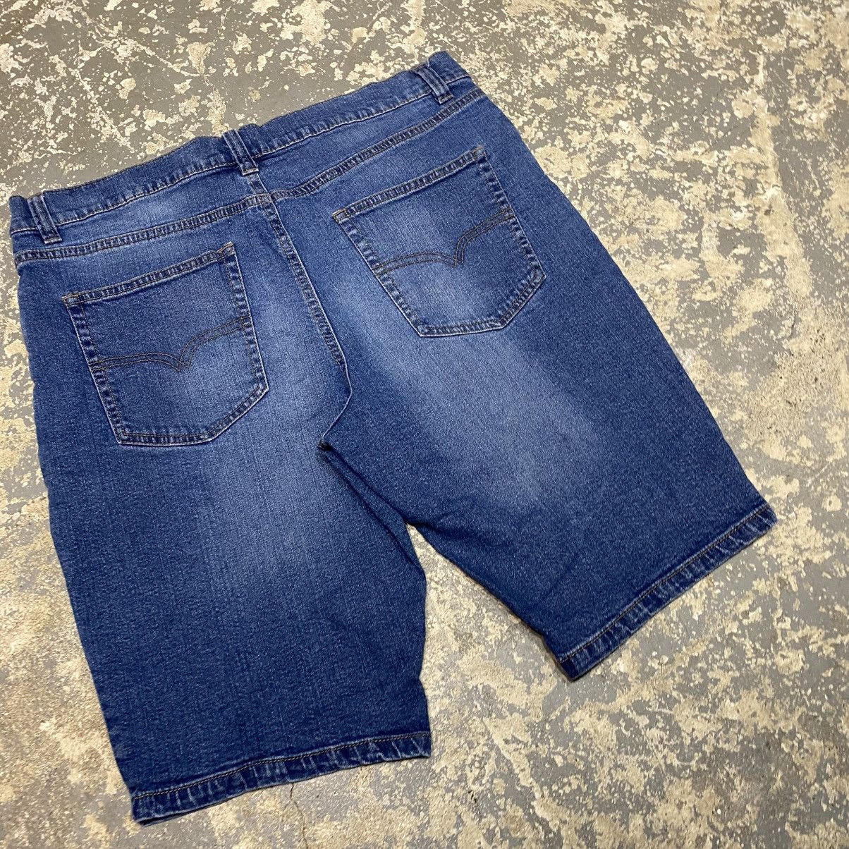 Other Vintage Route 66 Blue Y2K Baggy Shorts Jorts Size US 34 / EU 50 - 5 Thumbnail