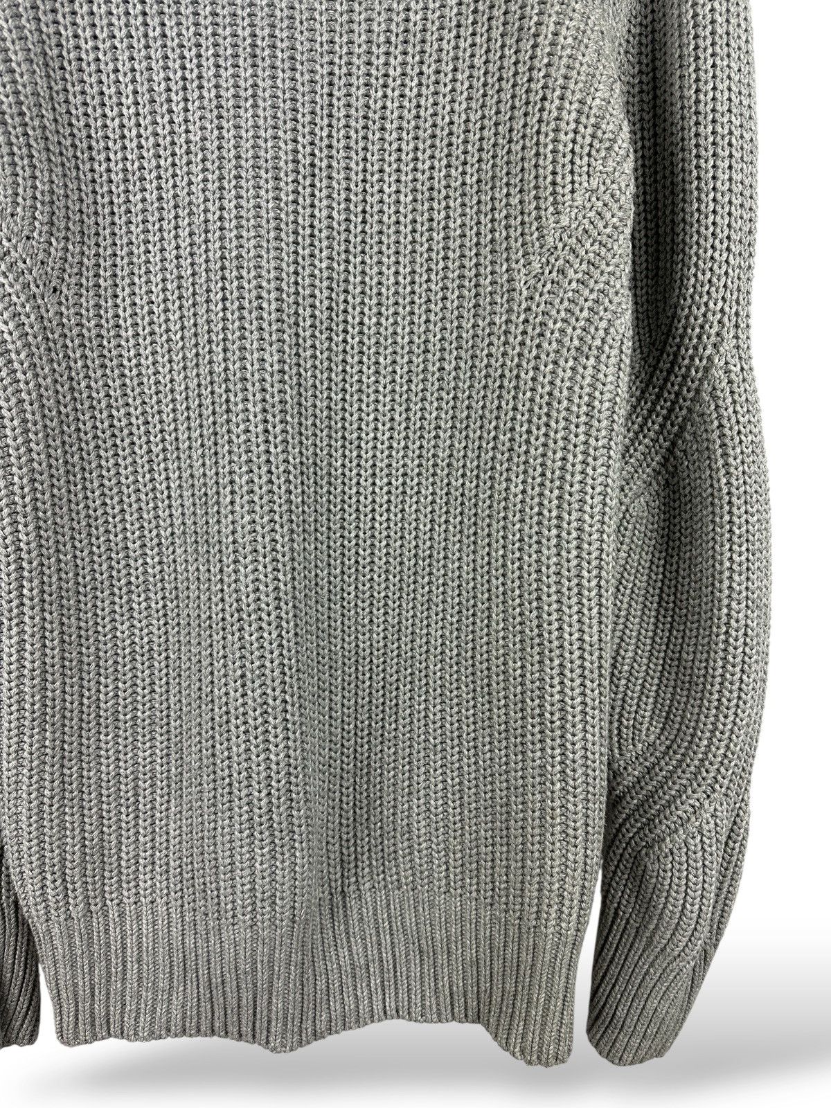 Allsaints Allsaints Moat Crew Neck Chunky Knit Sweater Heavy Grey Size US L / EU 52-54 / 3 - 4 Thumbnail
