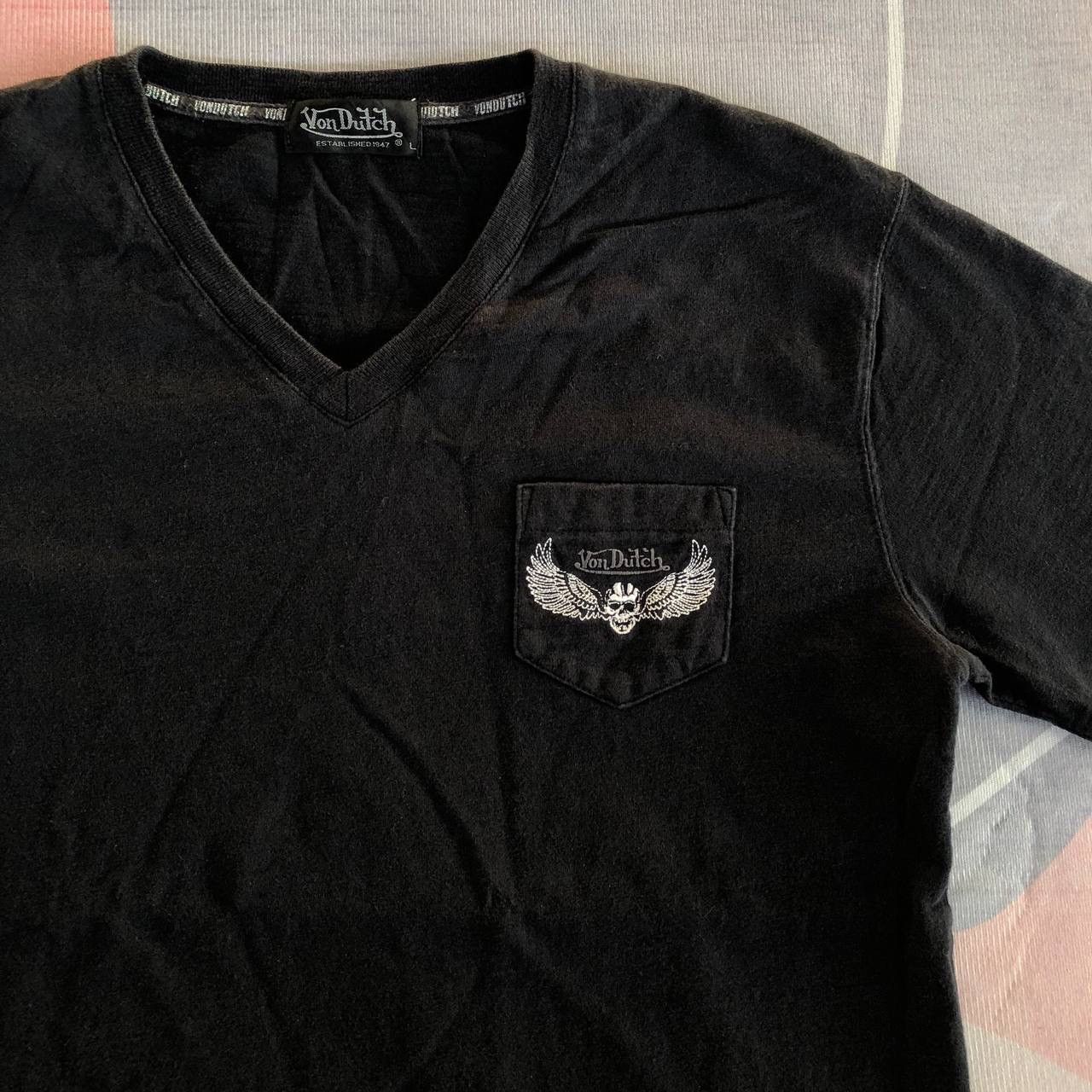 Von Dutch Rare Vintage Von Dutch Embroidered Logo Tees Size US M / EU 48-50 / 2 - 4 Thumbnail