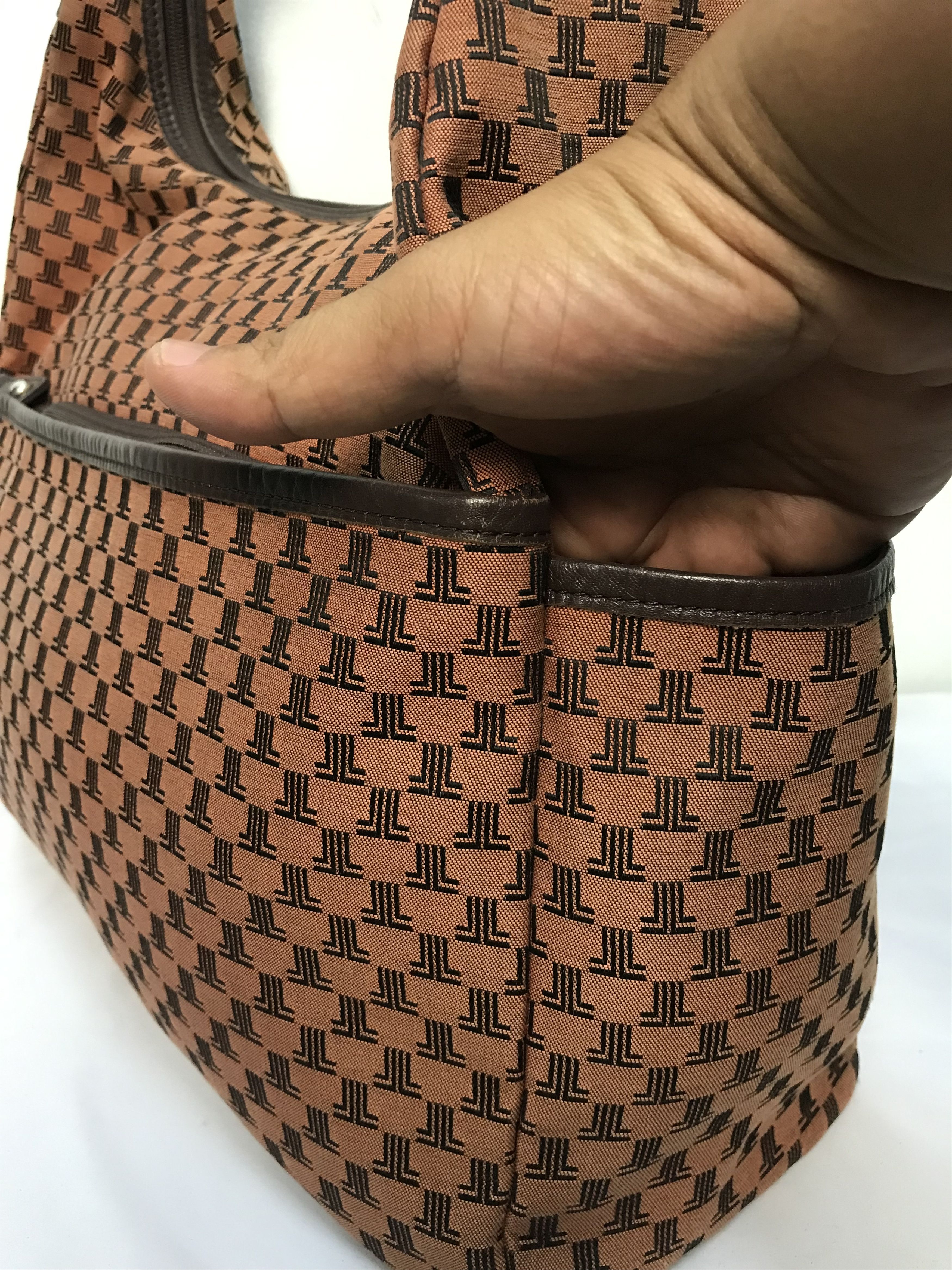 Lanvin Lanvin Monogram Hobo Canvas Sling Bag Size ONE SIZE - 11 Thumbnail