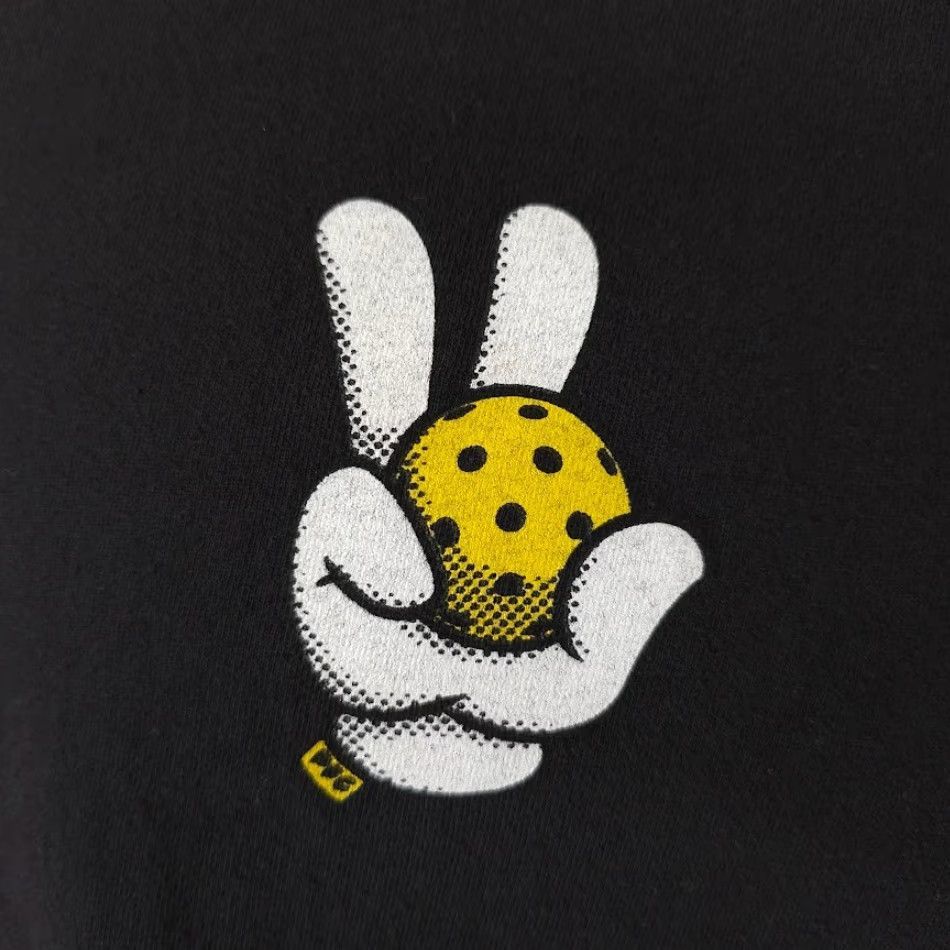 Vintage Pickleball Friends Club T Shirt Mens Large Black PBFC Las Vegas Made In USA Size US L / EU 52-54 / 3 - 3 Thumbnail