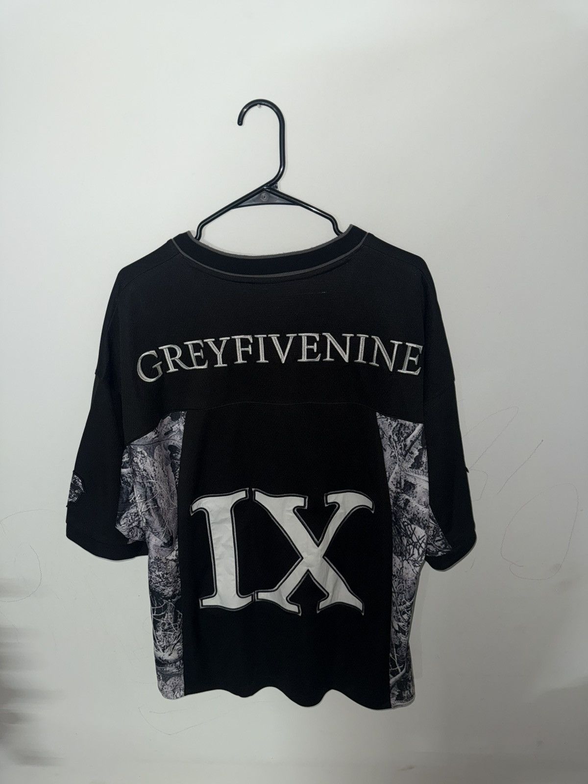 Fuck The Population × G59 Records G59 "5" FOOTBALL JERSEY (BLACK) Size US XL / EU 56 / 4 - 11 Thumbnail