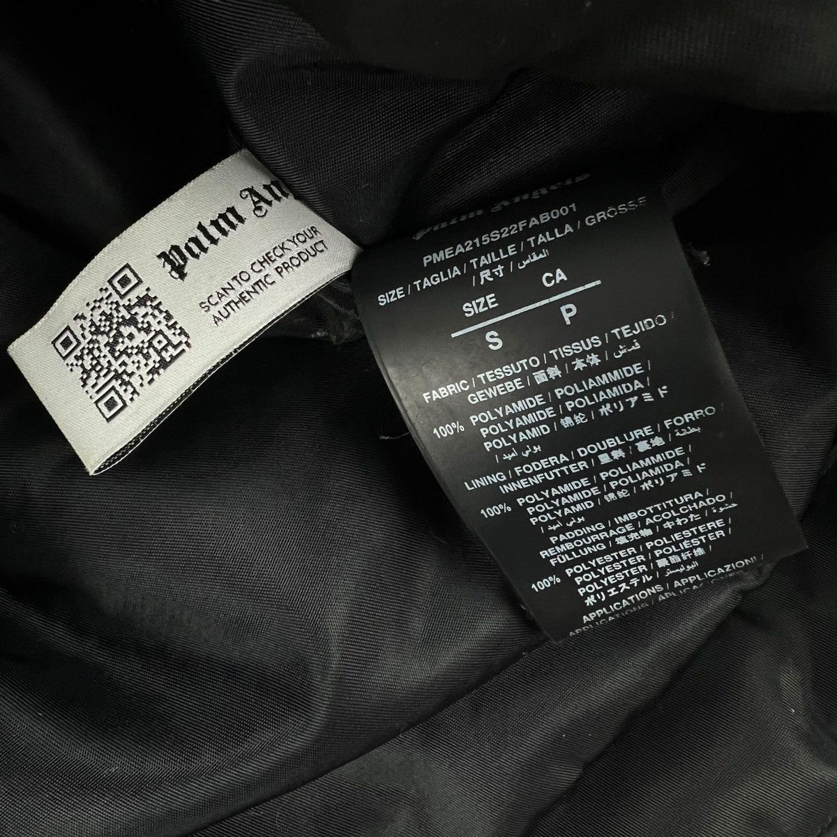 Palm Angels Palm Angels Black Down Jacket Size US M / EU 48-50 / 2 - 7 Thumbnail