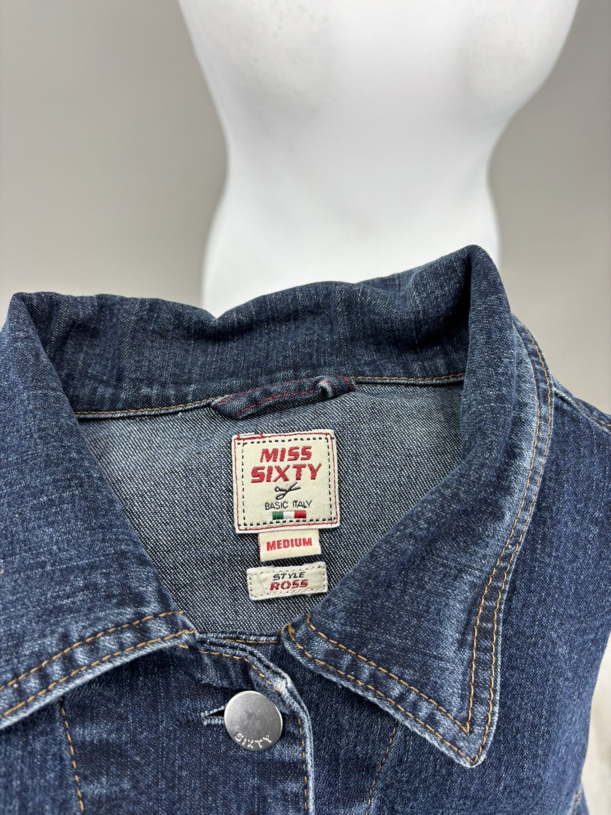 Miss Sixty Womens denim jacket Miss Sixty Size S/M Color Blue Size S / US 4 / IT 40 - 9 Thumbnail