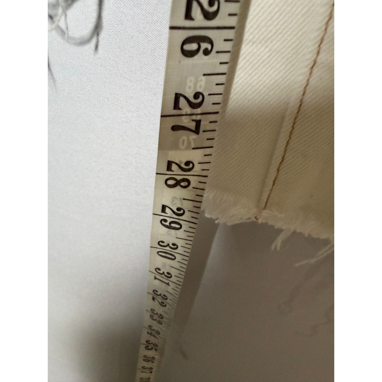 SLVRLAKE SLVRLAKE Hero white cropped distressed high rise jeans 27 Size 27" / US 4 / IT 40 - 5 Thumbnail