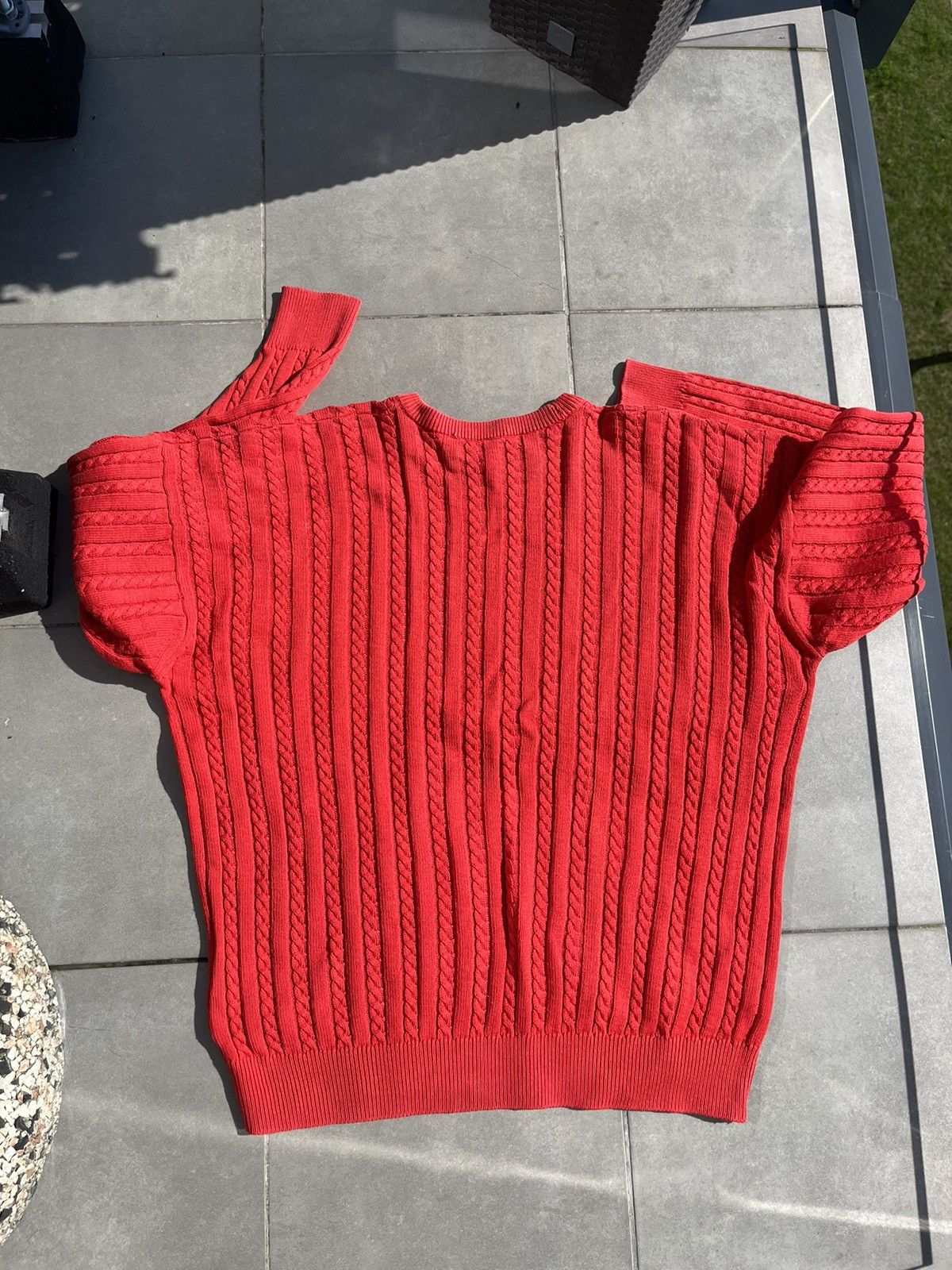 Burberry × Vintage Vintage Burberrys Red Jumper Sweater Size US L / EU 52-54 / 3 - 6 Thumbnail