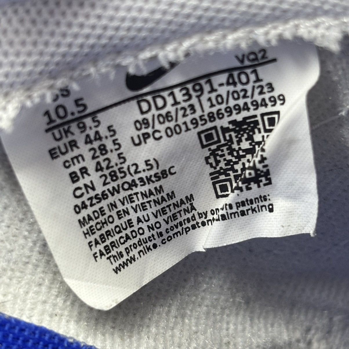 Nike Size 10.5 - Nike Dunk Low Racer Blue white Clean With Box Size US 10.5 / EU 43-44 - 8 Thumbnail