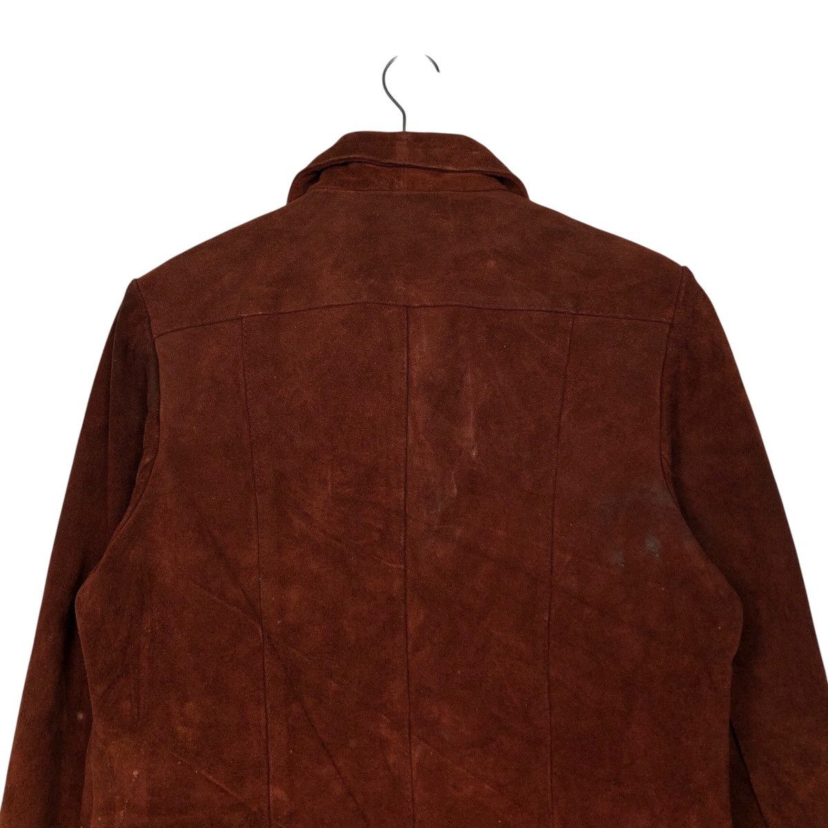 Japanese Brand 📌Vintage Genuine Leather Biker Jacket Genman's Issey Miyake Size US M / EU 48-50 / 2 - 10 Thumbnail