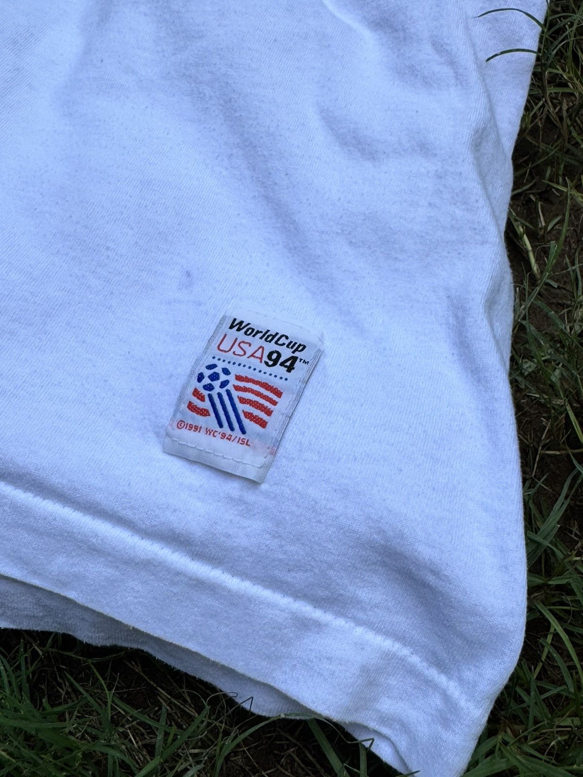 Adidas Vintage soccer World Cup USA94 T-shirt 90s Size US L / EU 52-54 / 3 - 5 Thumbnail