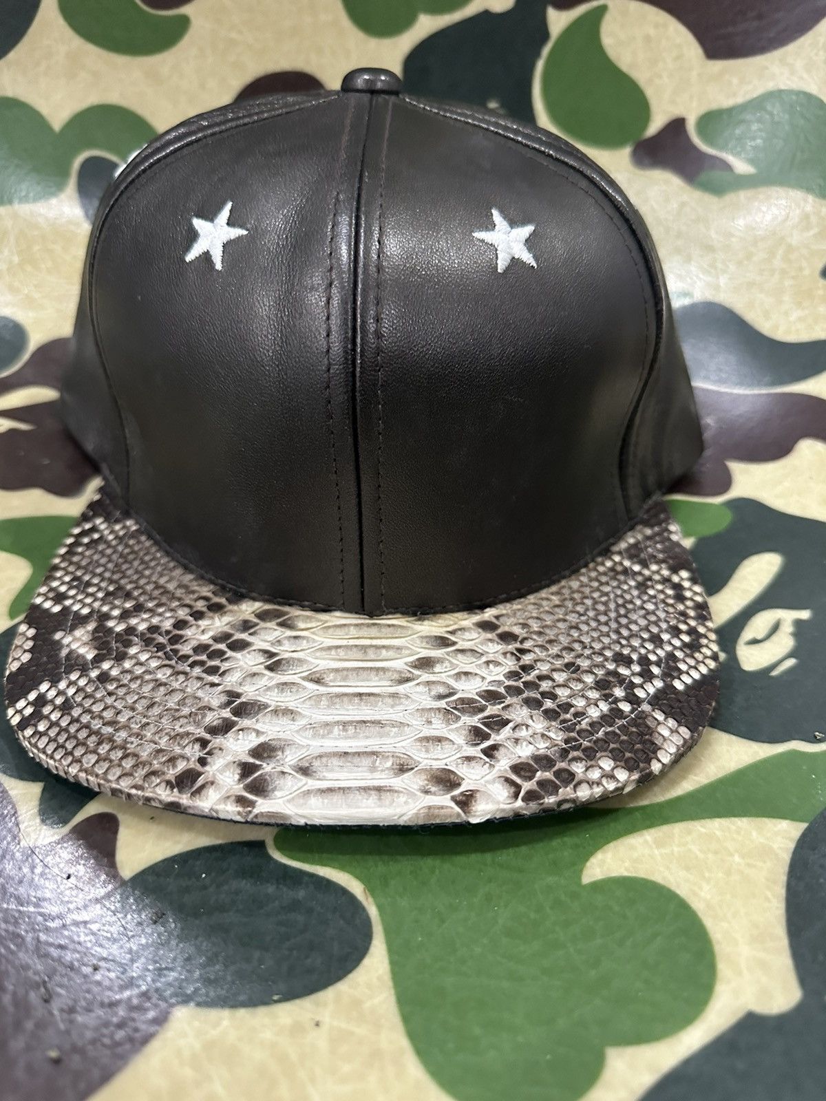 Black leather python just don x barney exclusive