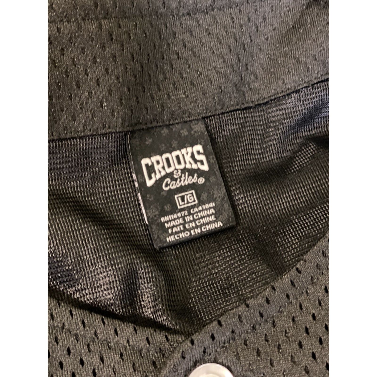 Crooks & Castles Crooks & Castles Baseball Jersey 85 Short Sleeve L Mens Large Black Paisley Jersey Baseball Shirt Size US L / EU 52-54 / 3 - 6 Thumbnail