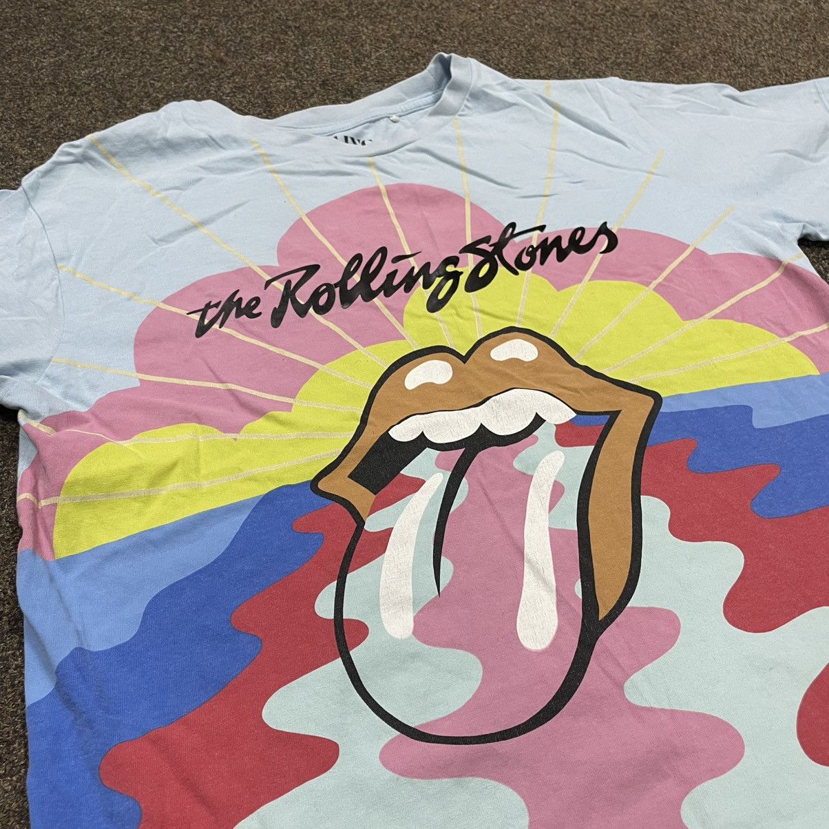 Band Tees Vintage Y2K ROLLING STONES CREEPY ABSTRACT HORROR BONES Size US S / EU 44-46 / 1 - 3 Thumbnail