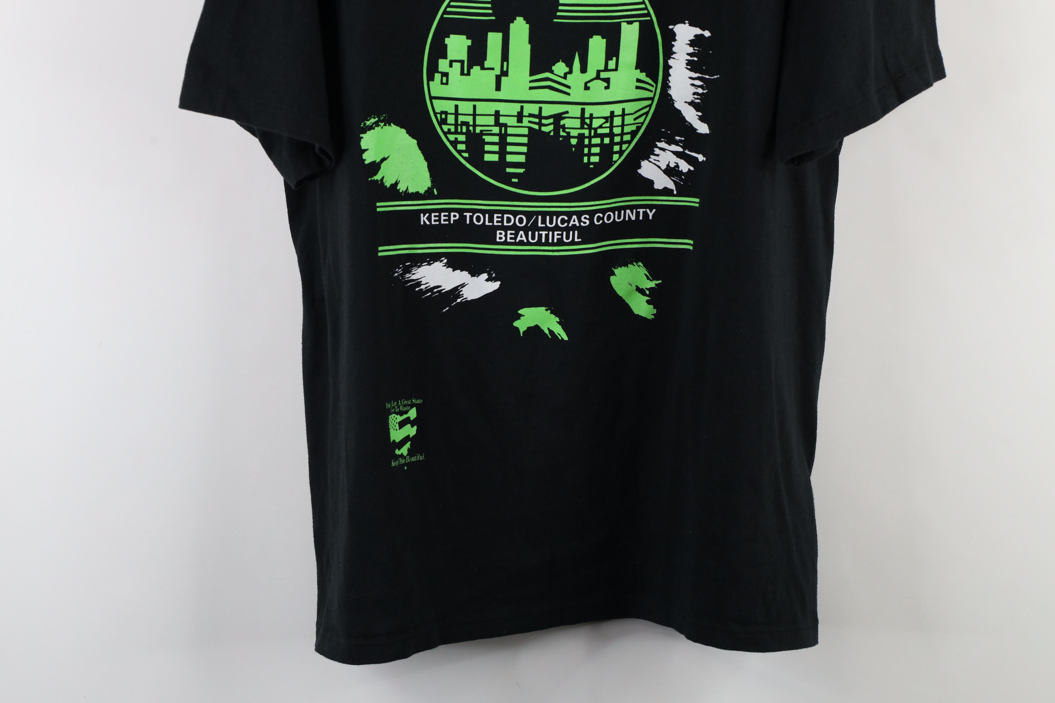 Vintage Vintage 90s Streetwear Beautiful Recycling T-Shirt USA Size US XL / EU 56 / 4 - 3 Thumbnail