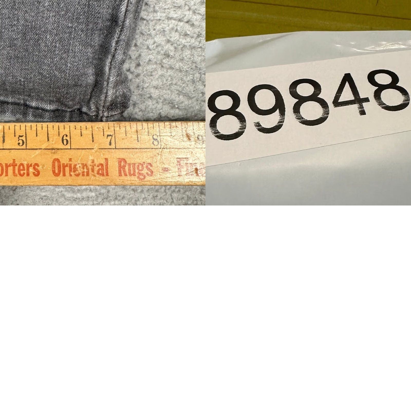 Levi's Levi's 514 Jeans Mens 38X30 Grey Straight Fit Distressed 5 Pocket Stretch Denim Size US 38 / EU 54 - 8 Thumbnail