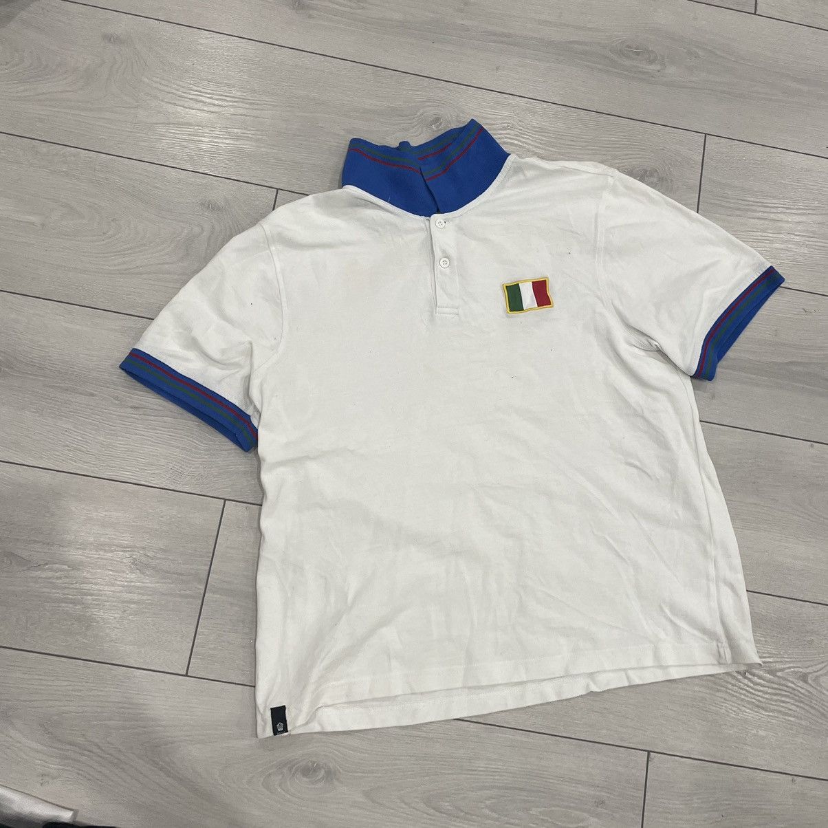 Other ITALIA 90s ITALY POLO ADMIRAL tee jersey shirt Size US L / EU 52-54 / 3 - 2 Thumbnail