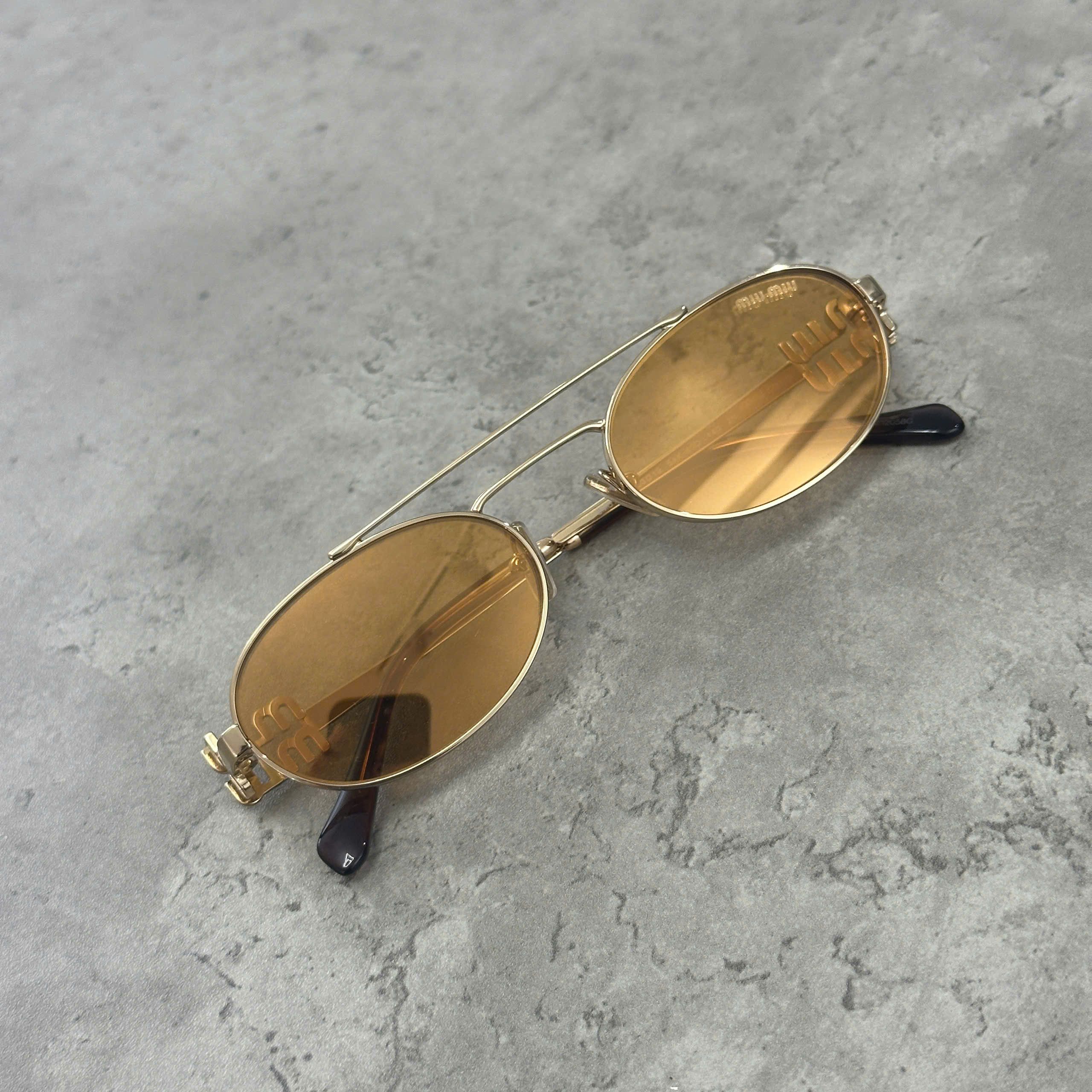 Miu Miu MIU MIU MU 54ZS 5AK40D Sunglasses | Grailed