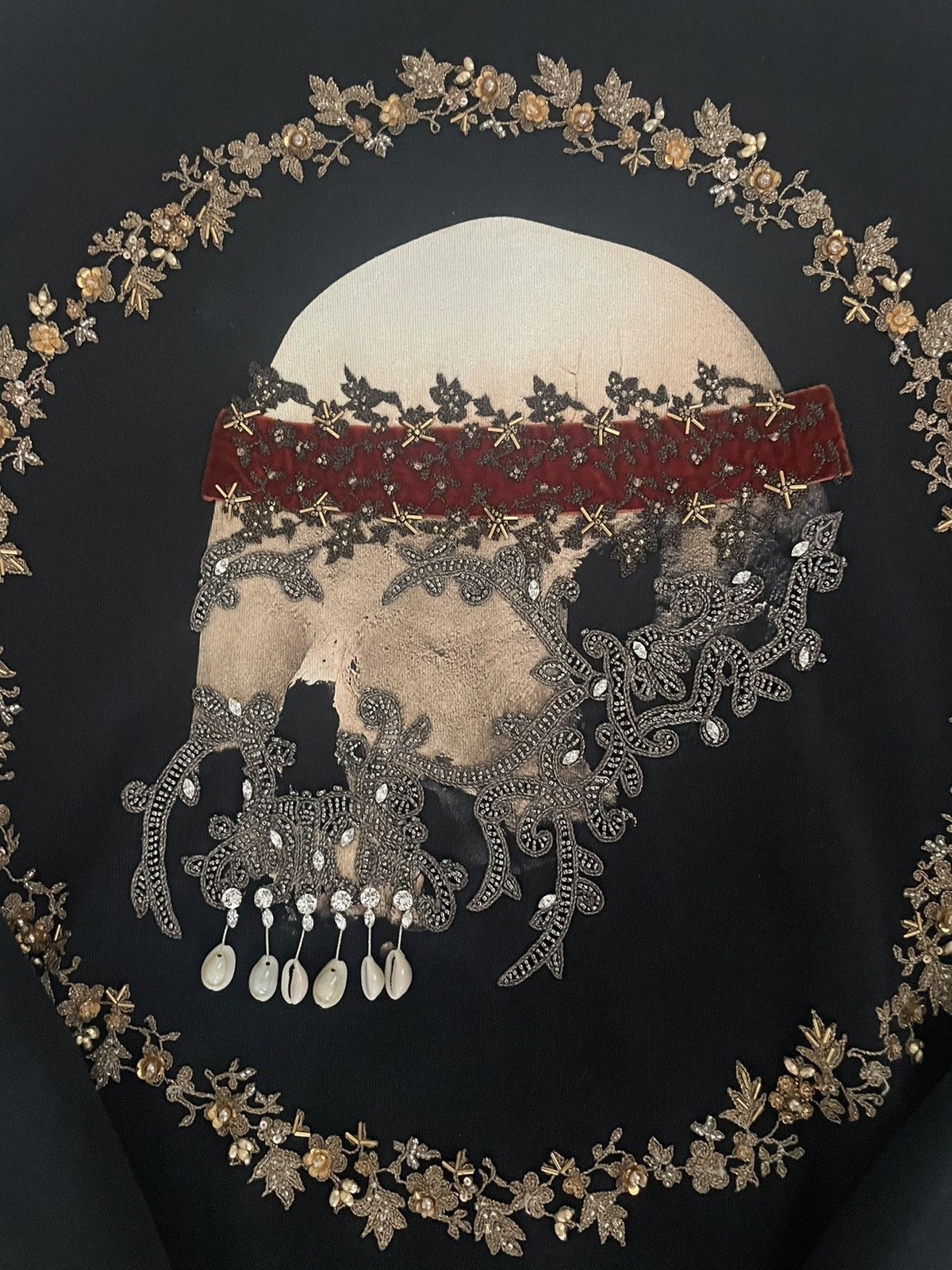 Givenchy Givenchy Crystal Skull Sweatshirt Size US M / EU 48-50 / 2 - 2 Thumbnail