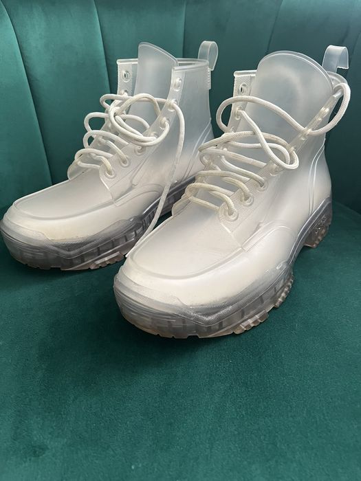 Dior discount boots transparent