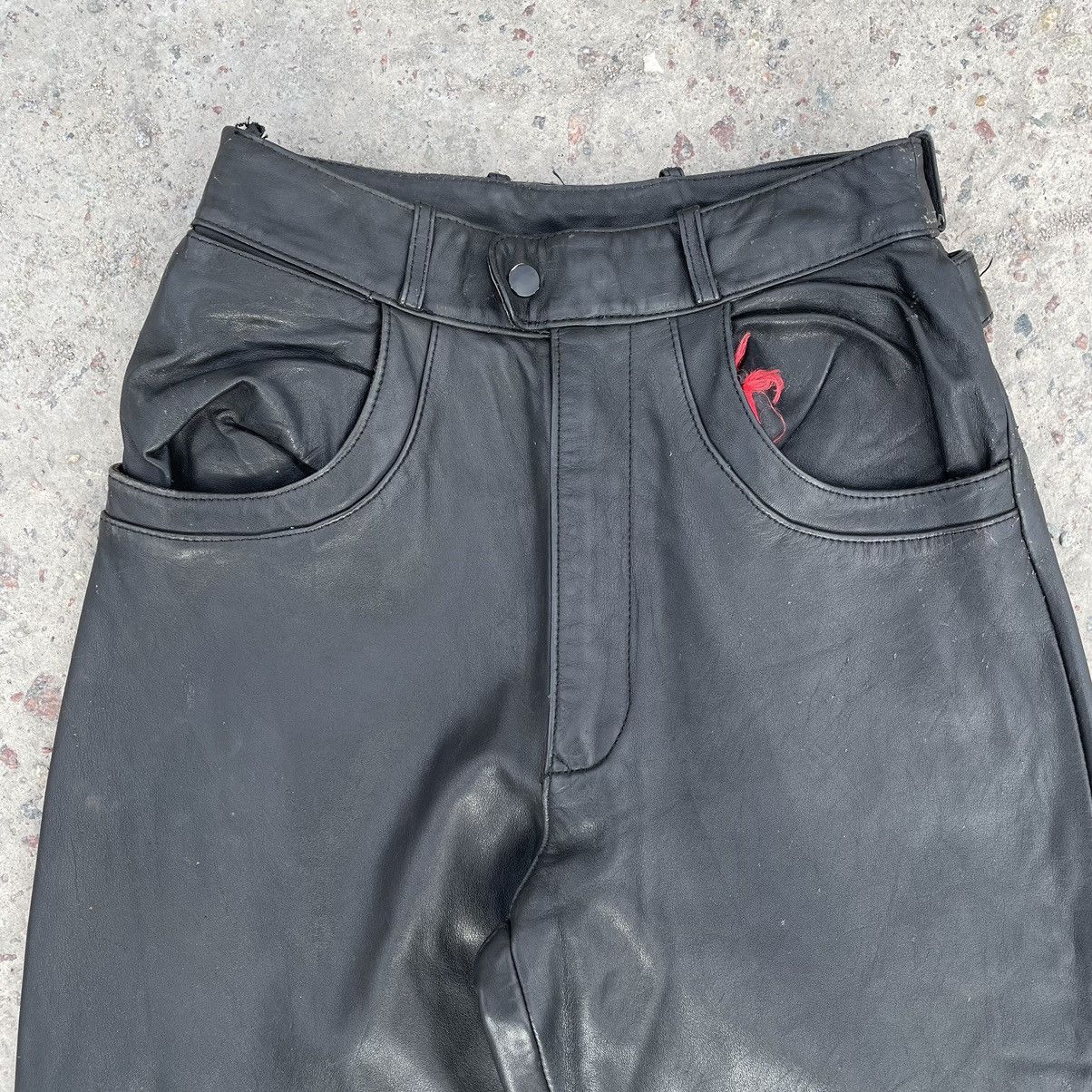 Vintage Vintage Moto Leather Pants 36 Size Y2K 90s USA Hype Japan Size 36" / US 14 / IT 50 - 4 Thumbnail