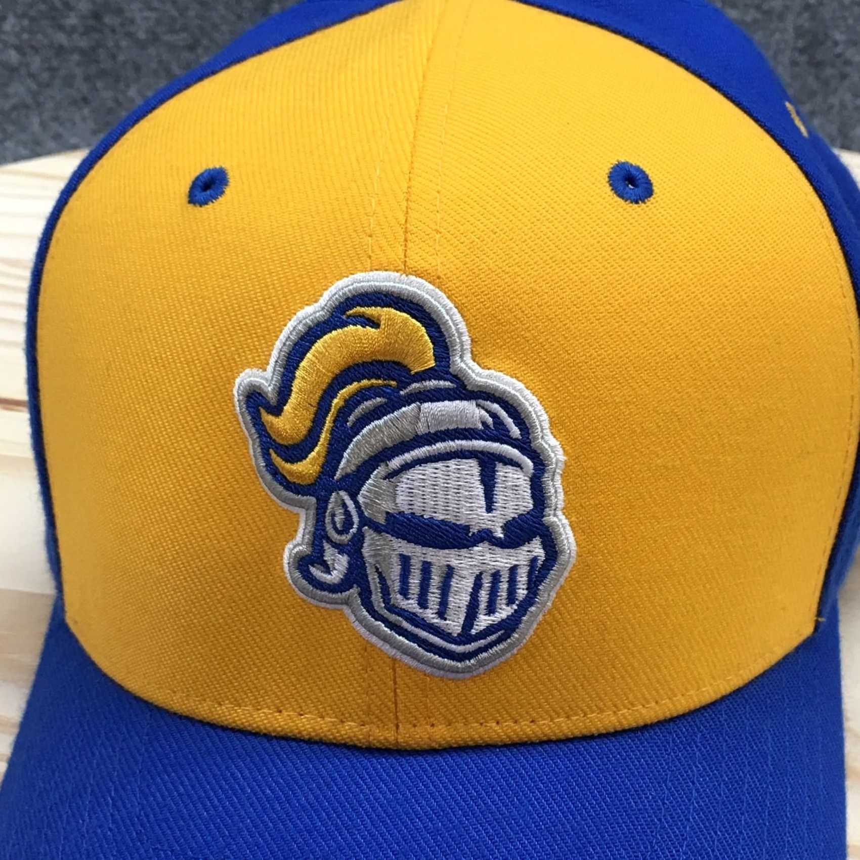 Nike Nike St Michael Albertville Knights Baseball Cap Blue Yellow Dri-Fit Fitted Size ONE SIZE - 3 Thumbnail