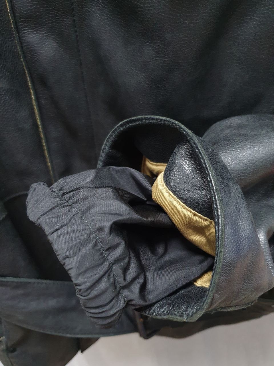 Prada Archive Prada Leather Thick Skin Coat Jacket Size US L / EU 52-54 / 3 - 17 Thumbnail