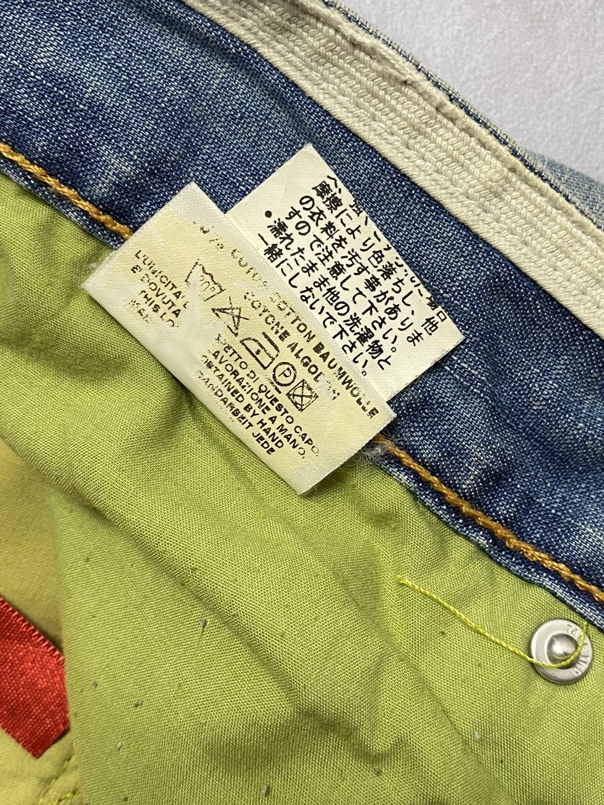 If Six Was Nine × Japanese Brand × Le Grande Bleu (L.G.B.) Take Two Boro Denim Jeans Size US 31 - 13 Thumbnail