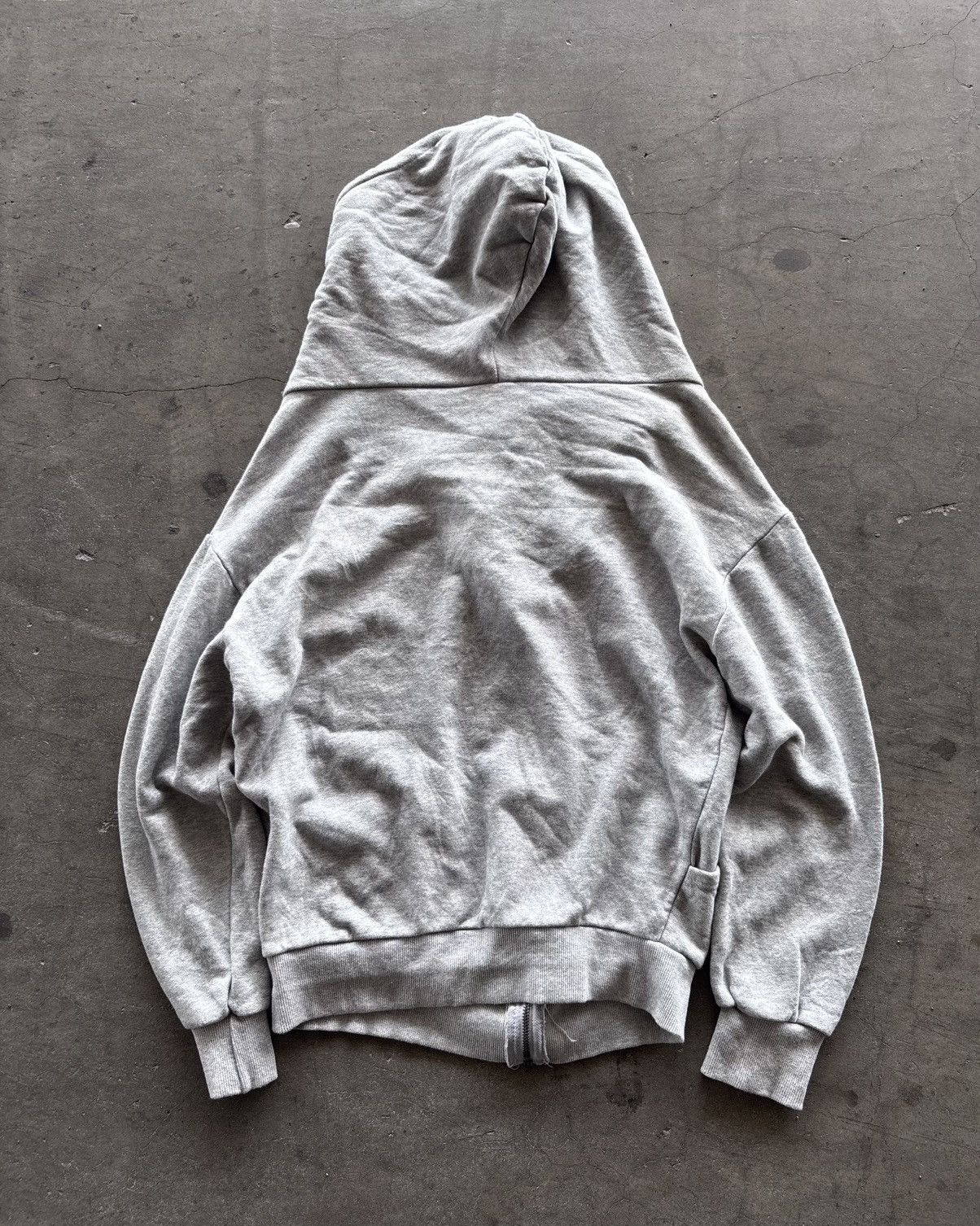Japanese Brand Rick Owens Style Reap Girl Assymetrical Zip Up Hoodie Size US L / EU 52-54 / 3 - 5 Thumbnail