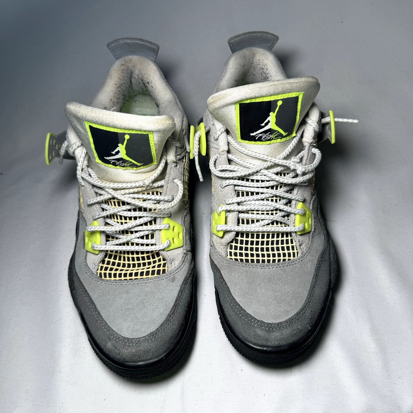 Jordan Brand × Nike Size 6.5 - Nike Air Jordan 4 Retro SE GS Neon 95 Men's Shoes Size US 6.5 / EU 39-40 - 4 Thumbnail