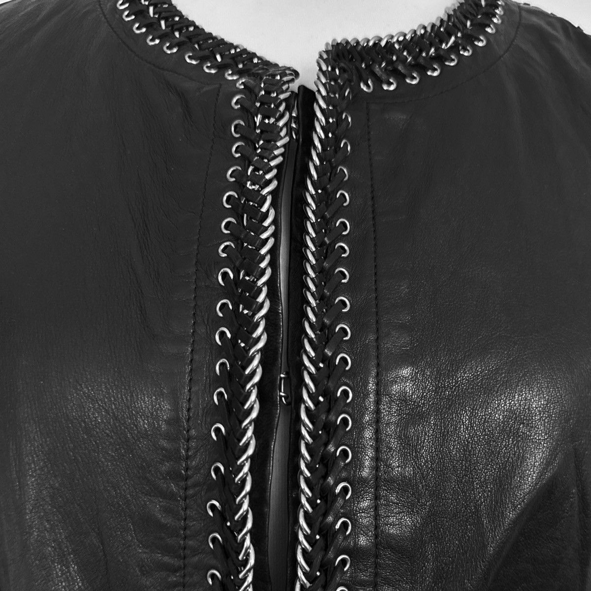 Roberto Cavalli Runway Roberto Cavalli archival leather jacket Size M / US 6-8 / IT 42-44 - 5 Thumbnail