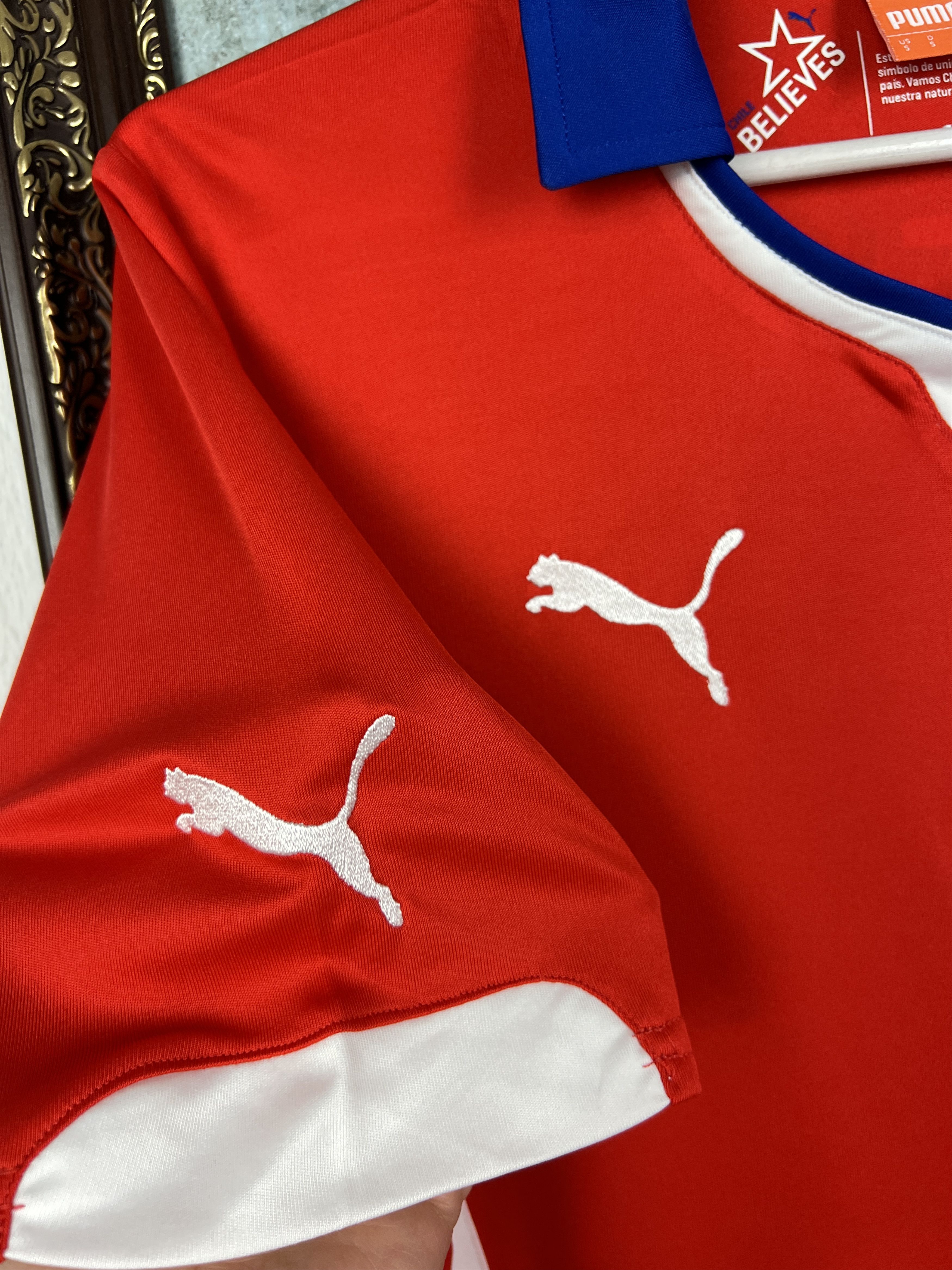 Puma Chile Home football shirt Soccer #7 Alexis Jersey Trikot Size US S / EU 44-46 / 1 - 6 Thumbnail