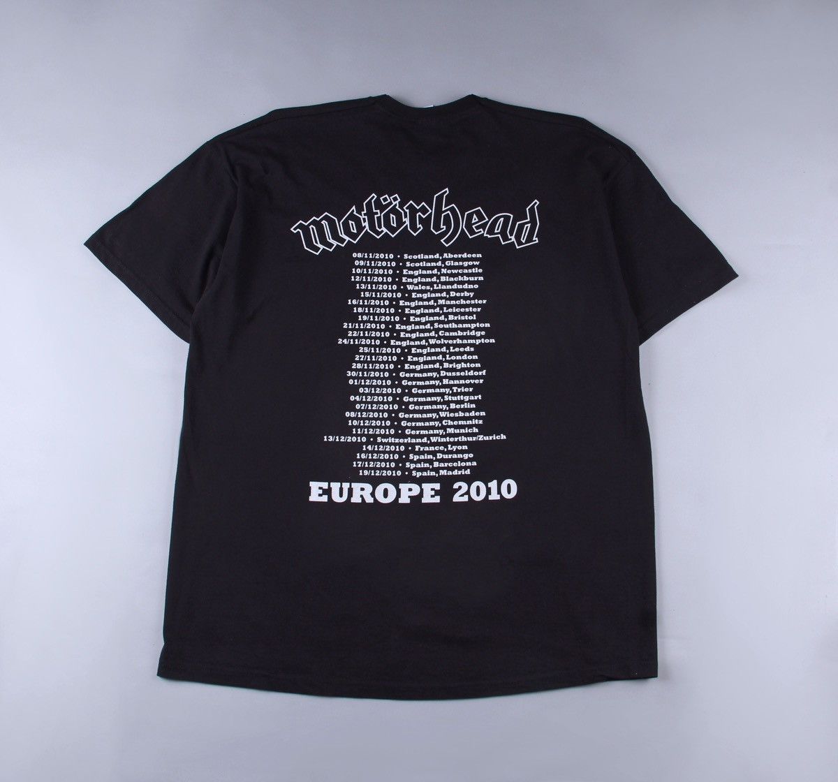 Band Tees Motorhead 2010 Rock Band Tour Metal Tour Tee T-Shirt XL Size US XL / EU 56 / 4 - 3 Thumbnail
