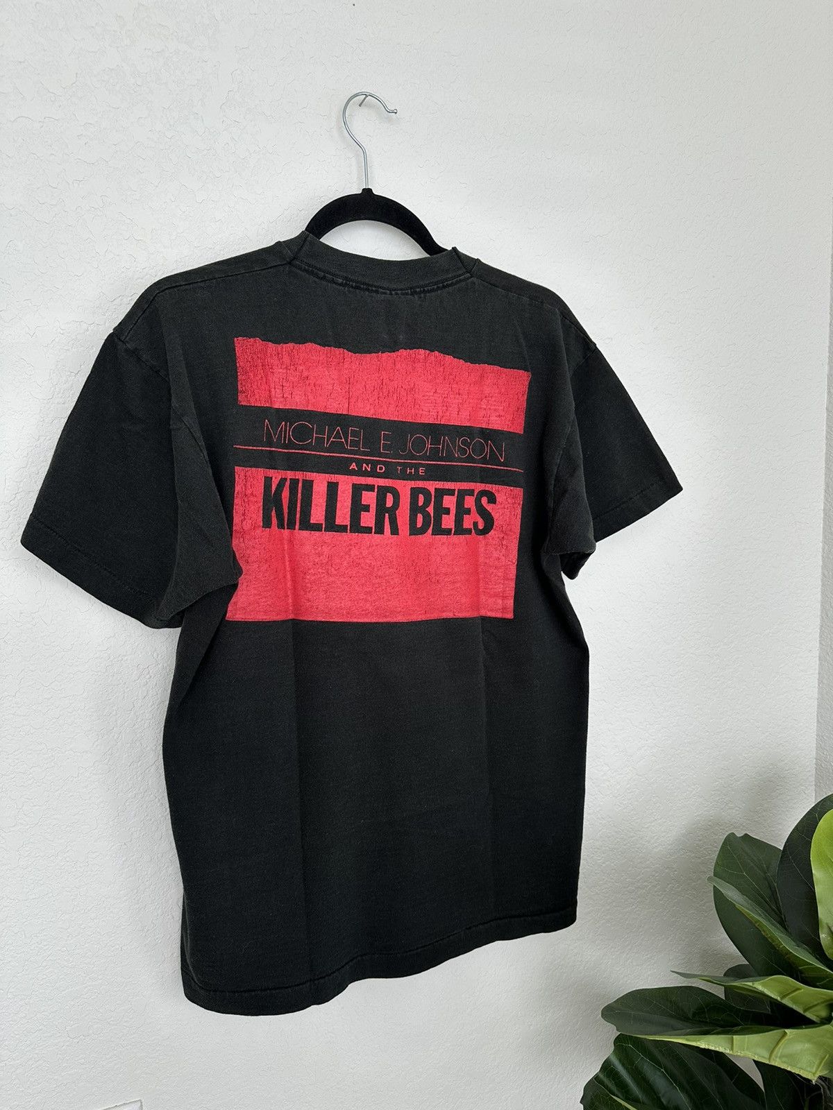 Band Tees × Vintage CRAZY 80s MICHAEL E JOHNSON AND THE KILLER BEES Size US L / EU 52-54 / 3 - 5 Thumbnail