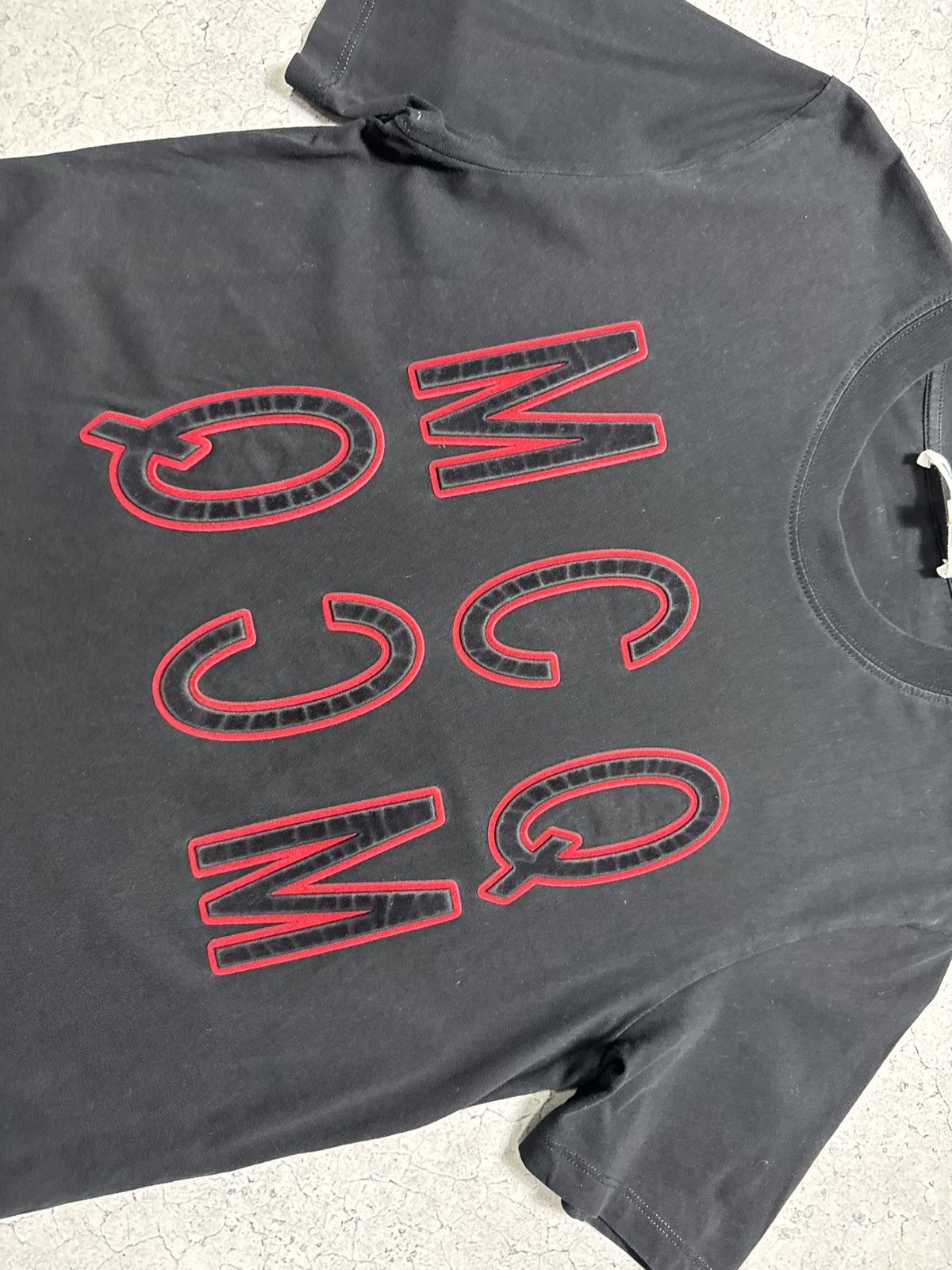 Alexander McQueen Alexander Mcqueen MCQ Luxury T-Shirt Big Logo Black Size US M / EU 48-50 / 2 - 4 Thumbnail