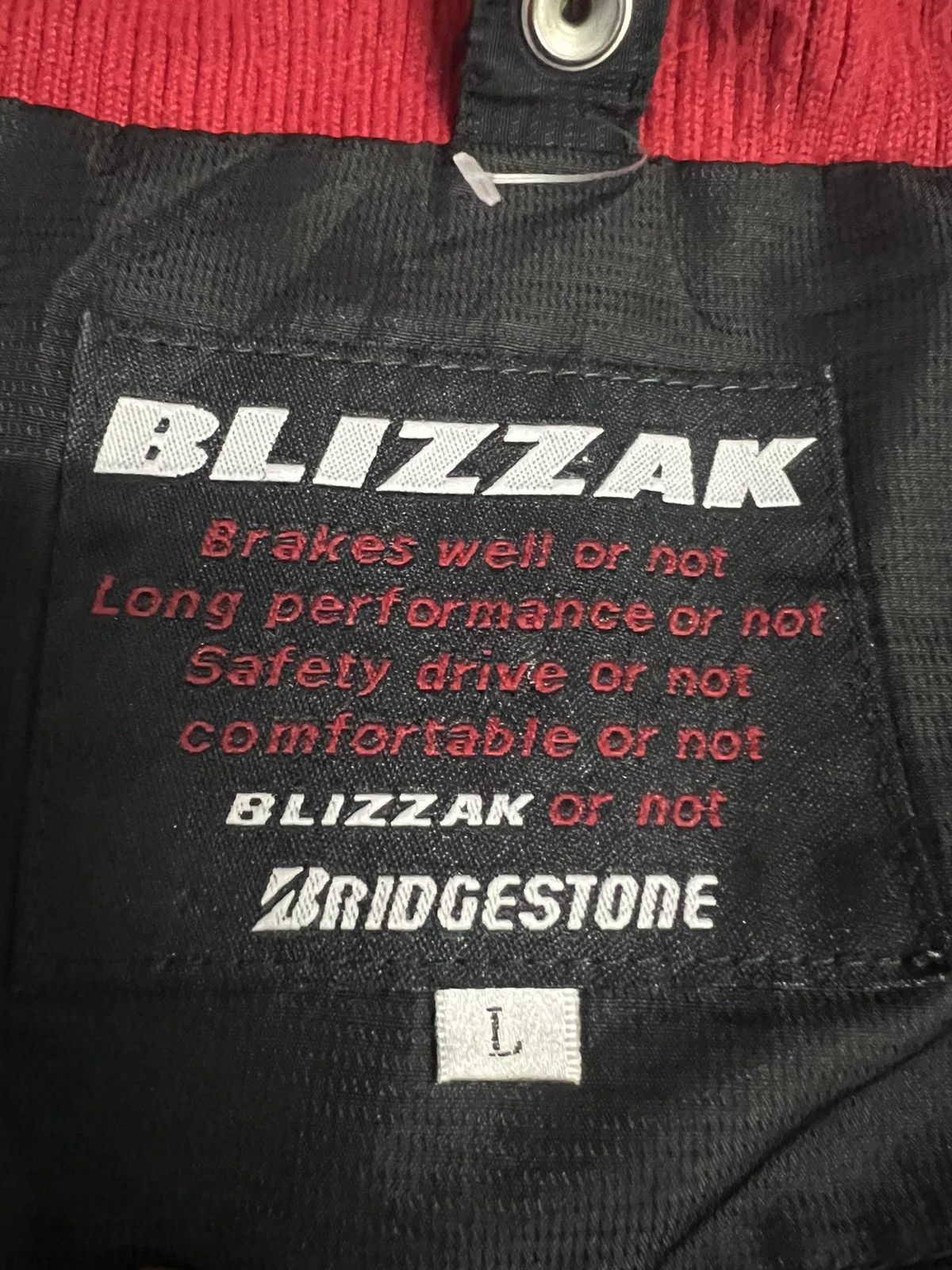 Vintage Vintage Bridgestone Blizzak - Vintage Light Jacket Size US L / EU 52-54 / 3 - 12 Thumbnail