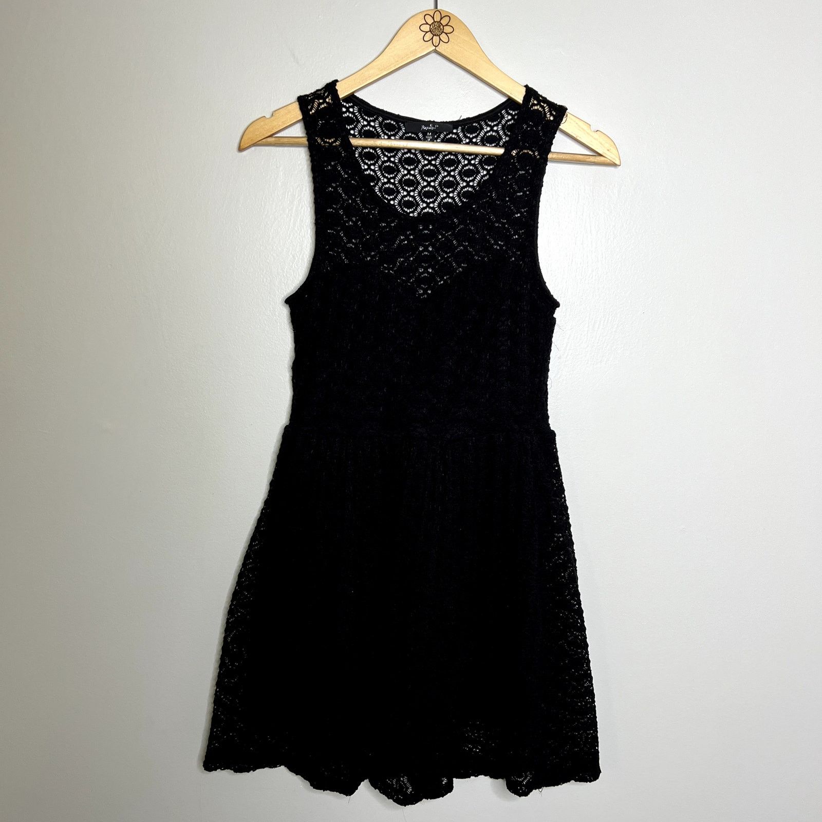 Other Papaya Black Lace Skater Dress Size M / US 6-8 / IT 42-44 - 4 Thumbnail