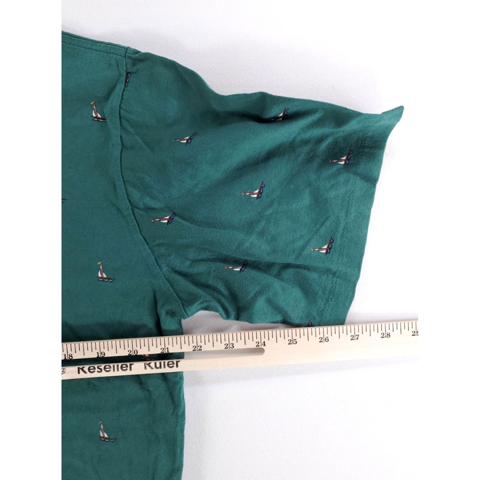 Polo Ralph Lauren Polo Ralph Lauren Polo Shirt AOP Allover Print Sailboats Green Mens L Size US L / EU 52-54 / 3 - 6 Thumbnail