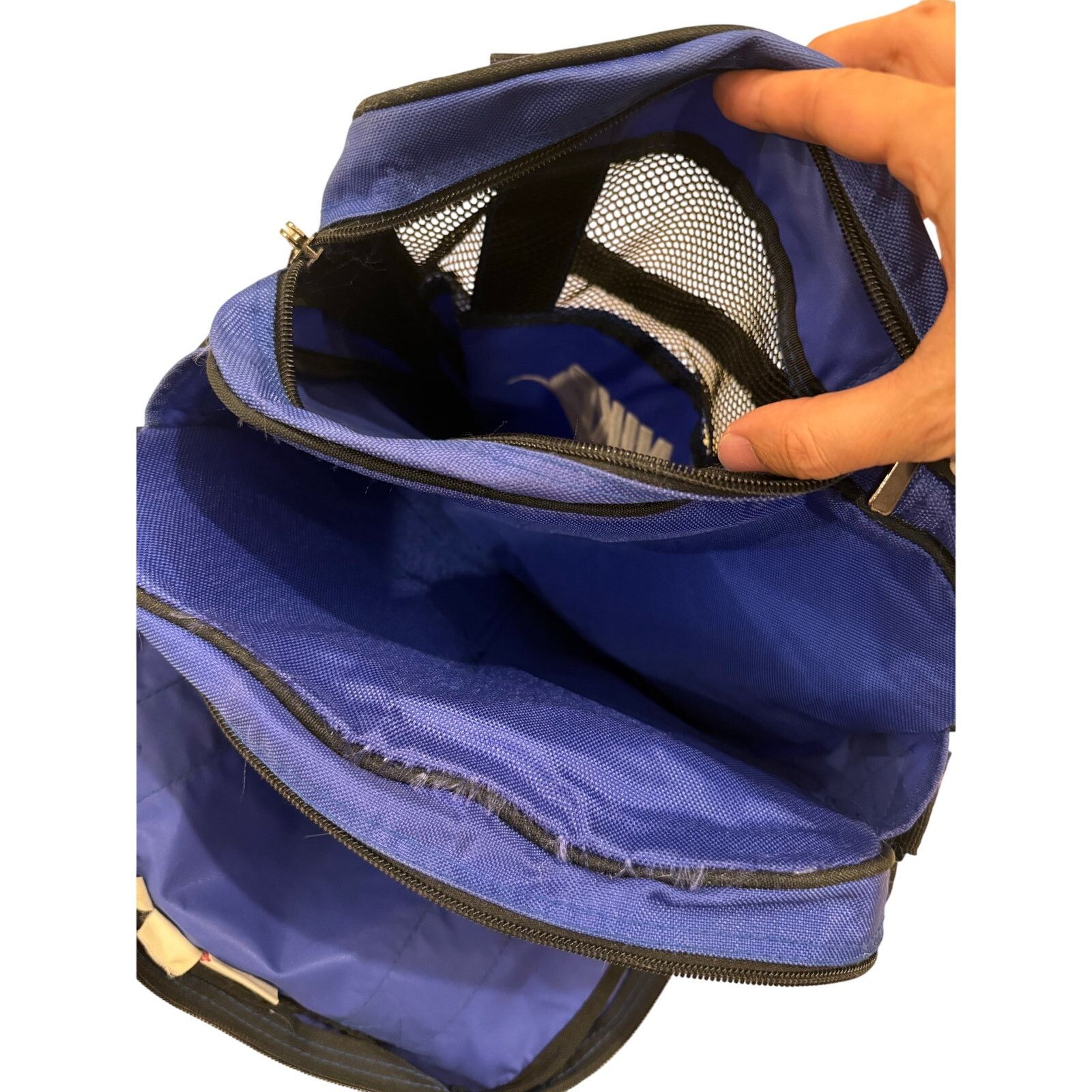 Nike Nike Blue Messenger Tote Sling Bag Embroidered Vintage 90s Size ONE SIZE - 3 Thumbnail