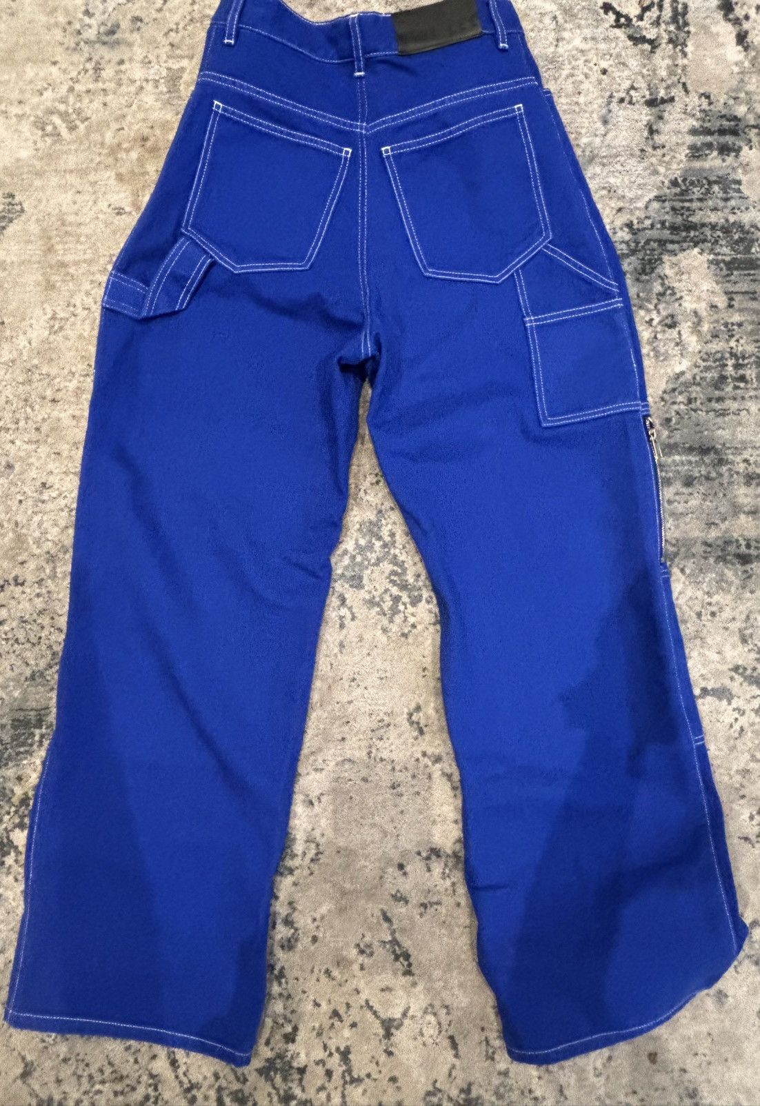Dion Lee Dion Lee Blue Denim Work Pants – Structured Tailoring Size 27" / US 4 / IT 40 - 2 Thumbnail