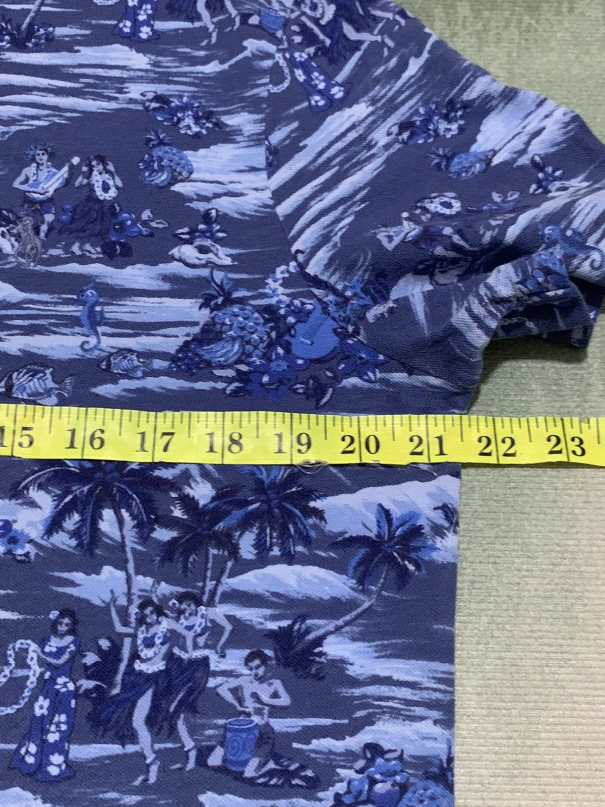 Polo Ralph Lauren Polo Ralph Lauren Hawaiian Short Sleeve Shirt Mens M Blue Size US M / EU 48-50 / 2 - 21 Thumbnail
